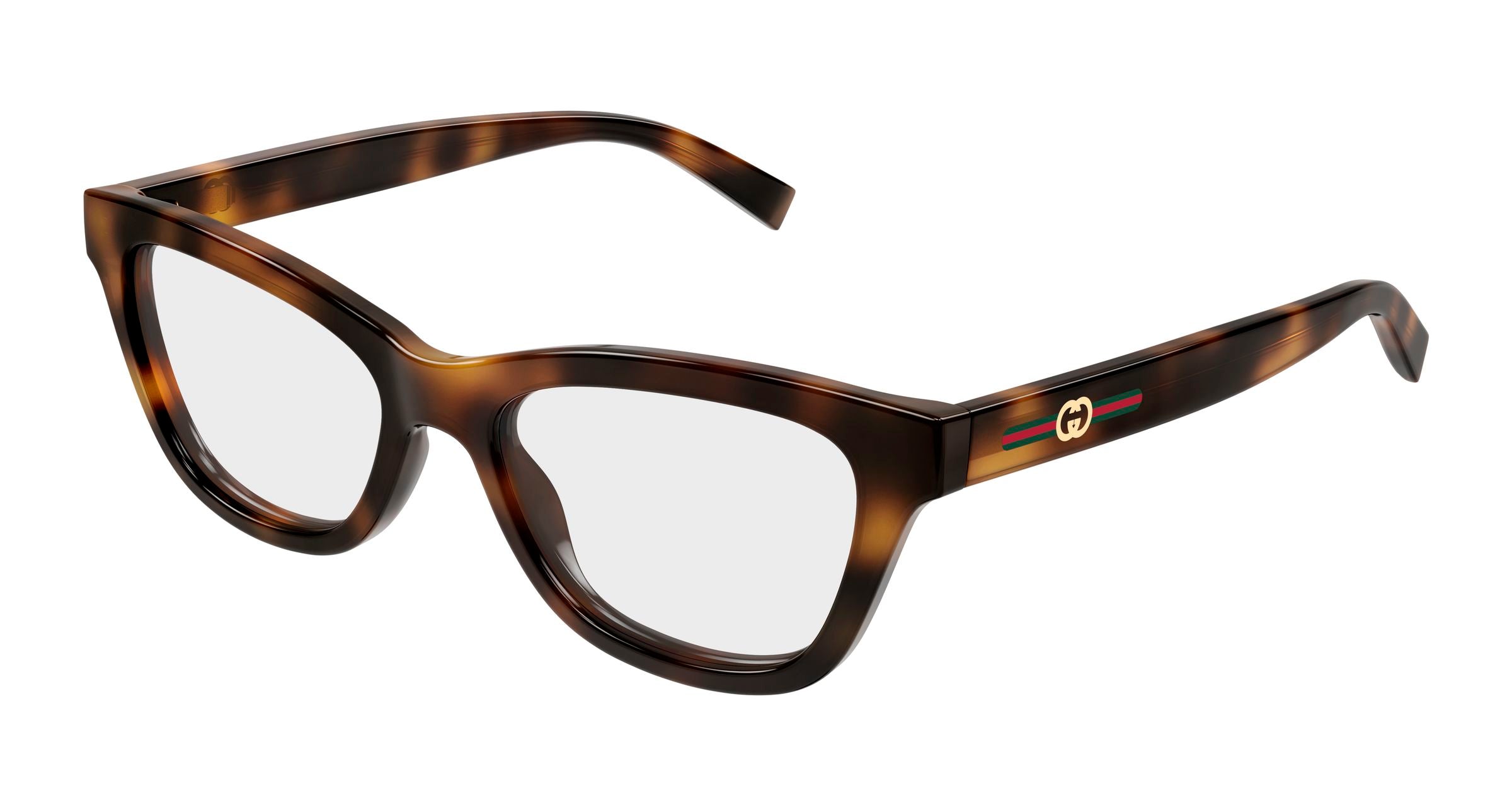 Gucci Donna Gucci GG1983O 004 Montature da vista Iniettato Havana Trasparente Cat Eye