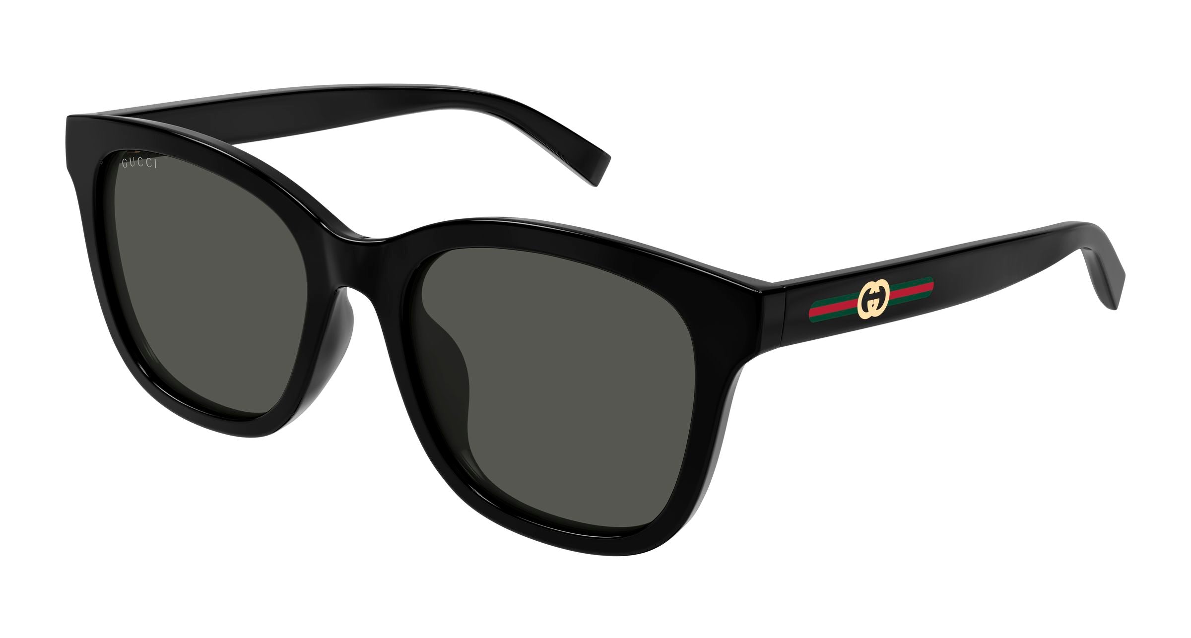 Gucci Donna Gucci GG1984SK 001 Occhiali da sole Iniettato Nero Grigio Rotonda