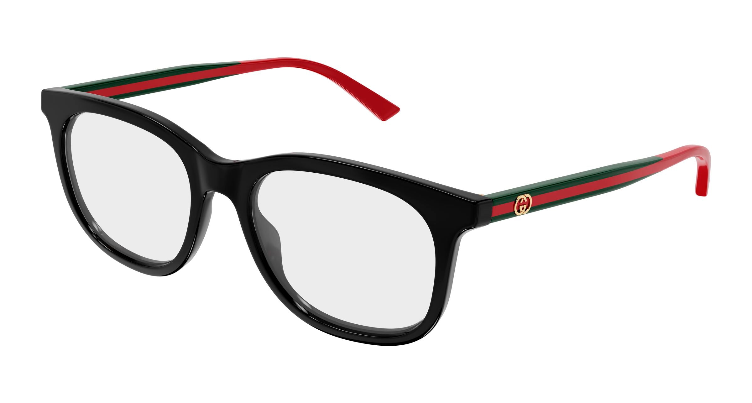 Gucci Donna Gucci GG1990O 001 Montature da vista Acetato Nero Trasparente Squadrata Gucci Donna Gucci GG1990O 001 Montature da vista Acetato Nero Trasparente Squadrata
