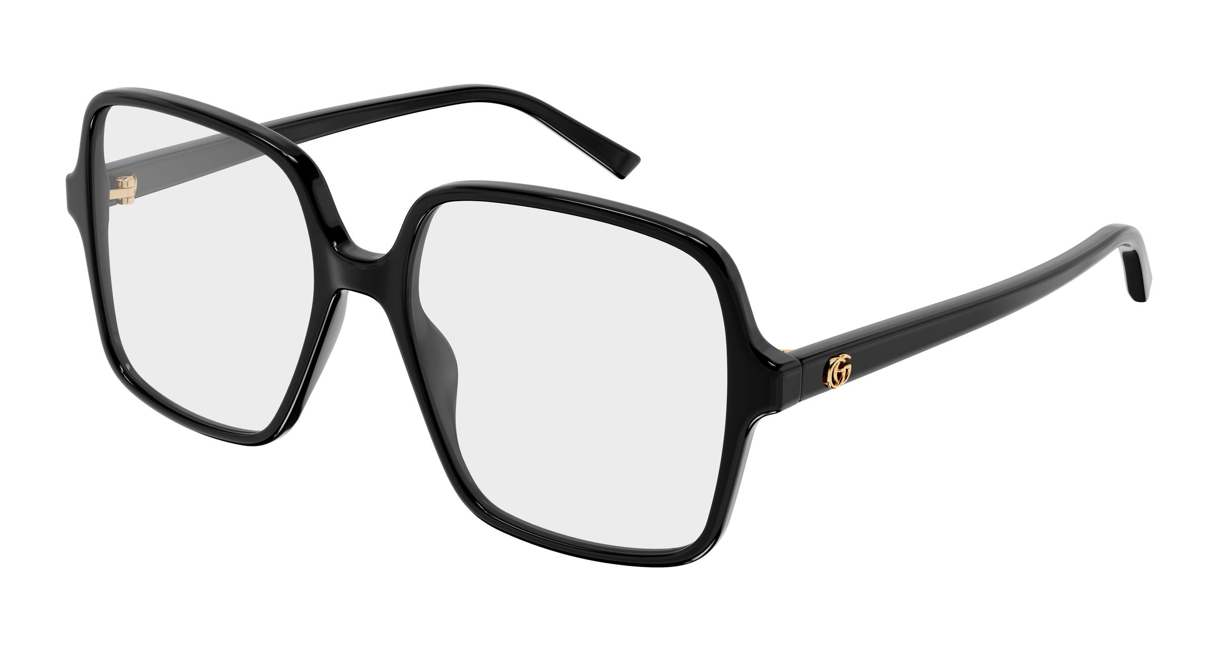 Gucci Donna Gucci GG1994O 001 Montature da vista Acetato Nero Trasparente Squadrata Gucci Donna Gucci GG1994O 001 Montature da vista Acetato Nero Trasparente Squadrata
