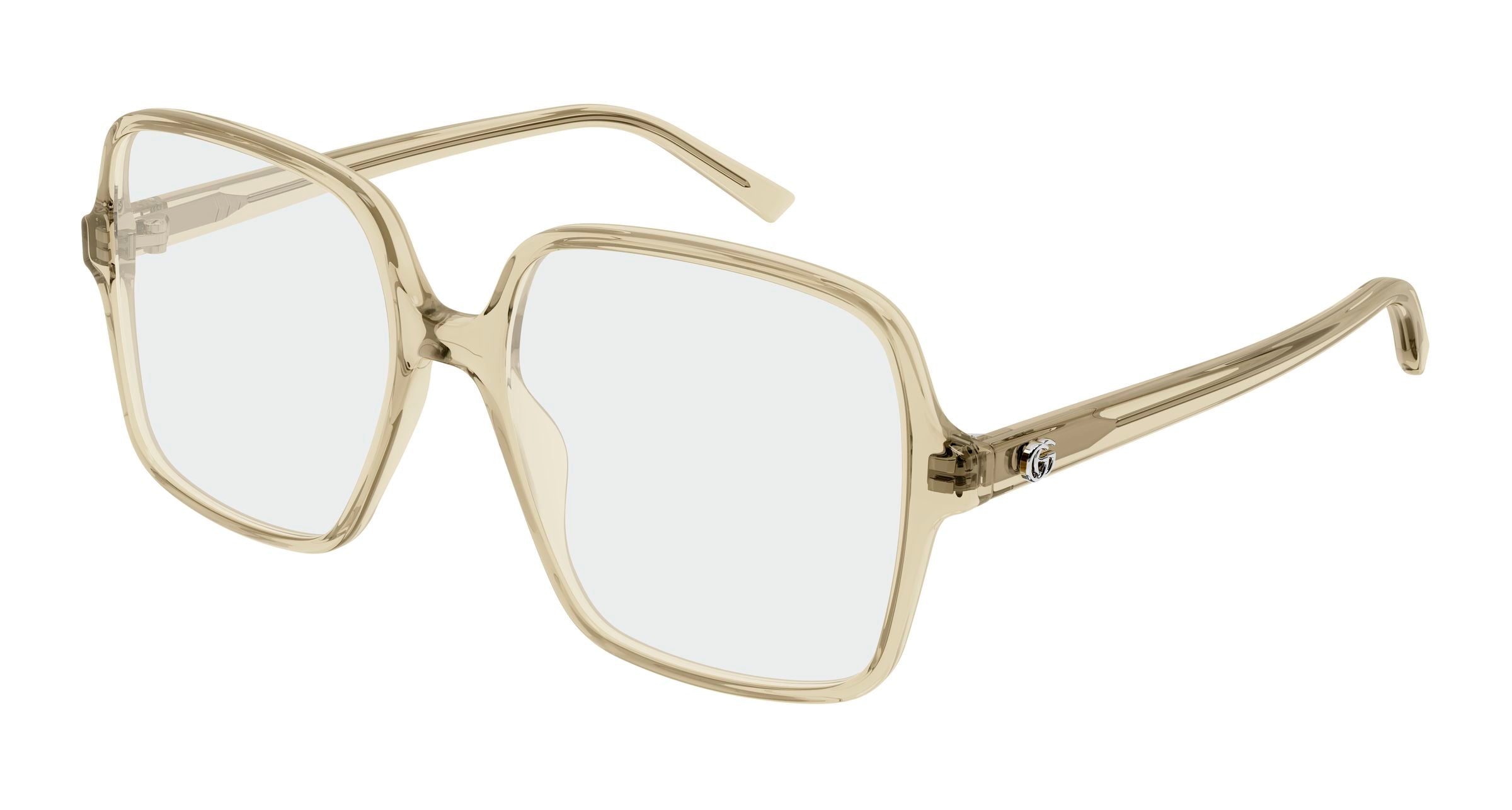 Gucci Donna Gucci GG1994O 004 Montature da vista Acetato Giallo Trasparente Squadrata Gucci Donna Gucci GG1994O 004 Montature da vista Acetato Giallo Trasparente Squadrata