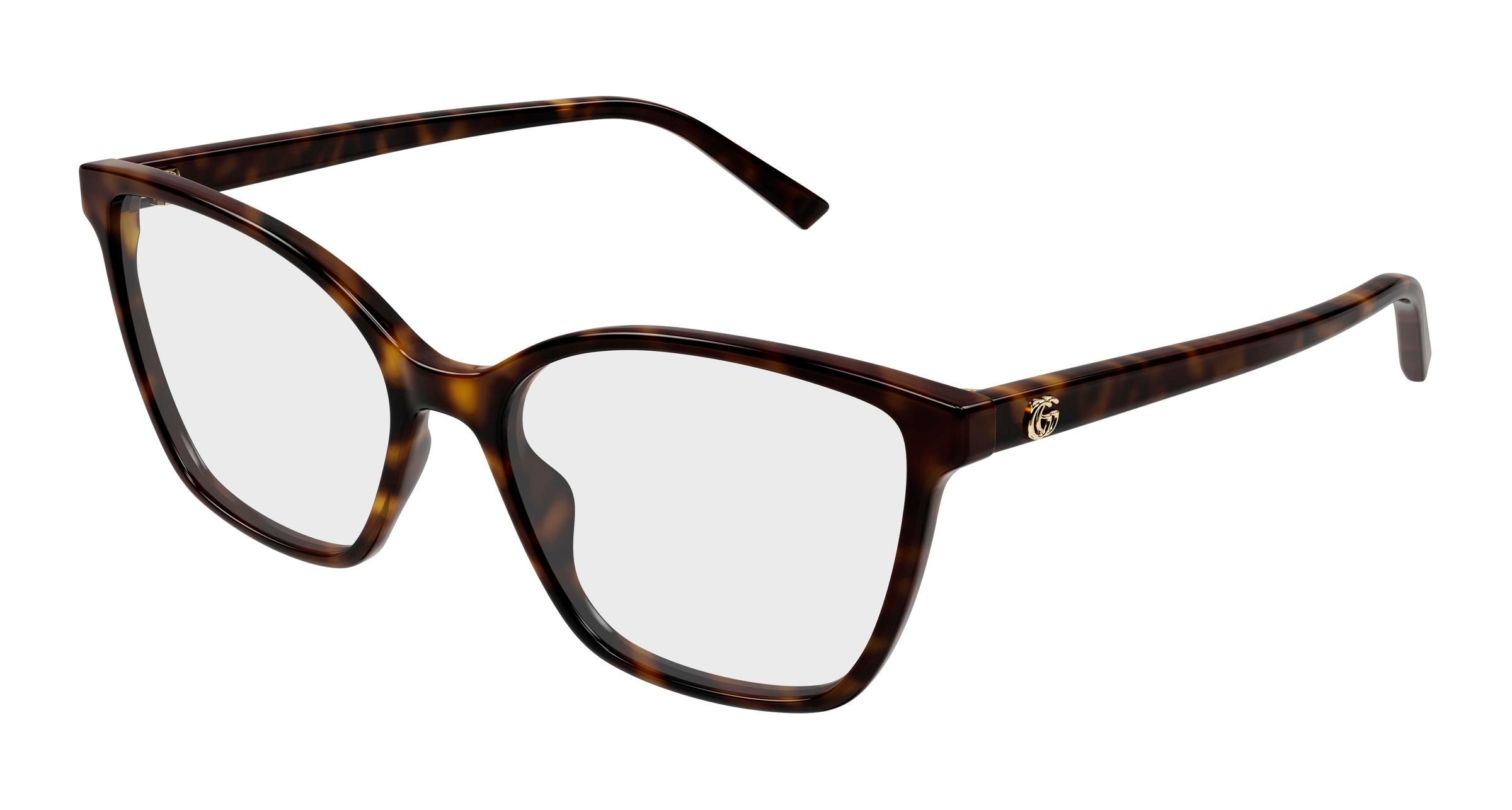 Gucci Donna Gucci GG1995O 006 Montature da vista Acetato Havana Trasparente Cat Eye Gucci Donna Gucci GG1995O 006 Montature da vista Acetato Havana Trasparente Cat Eye