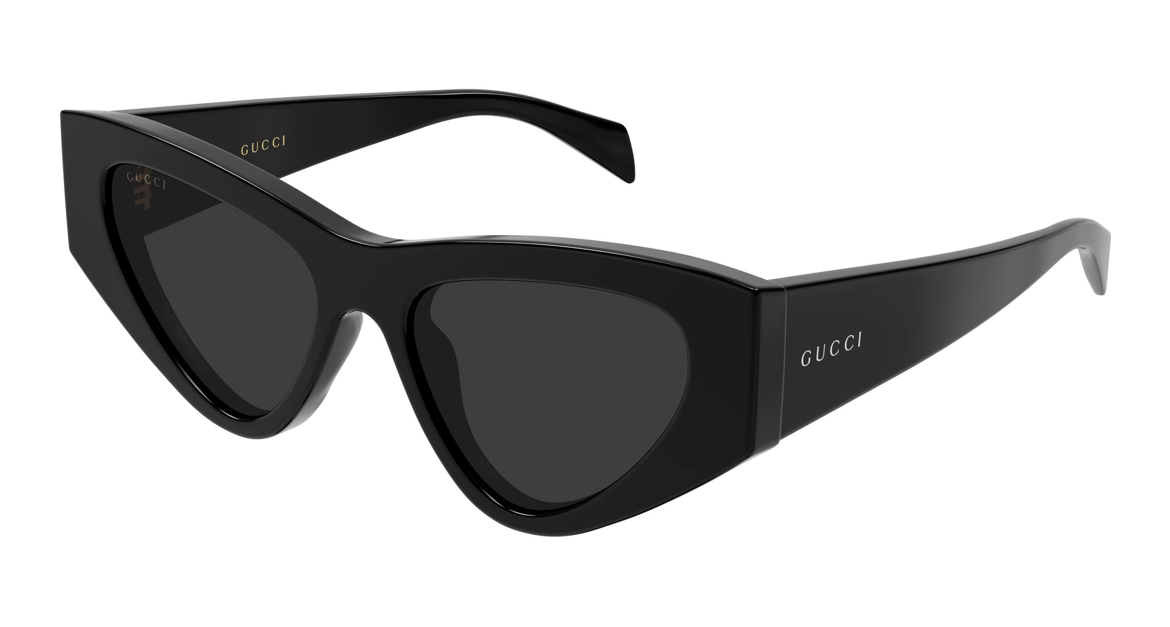 Gucci Donna Gucci GG2019S 001 Occhiali da sole Acetato Nero Grigio Cat Eye Gucci Donna Gucci GG2019S 001 Occhiali da sole Acetato Nero Grigio Cat Eye
