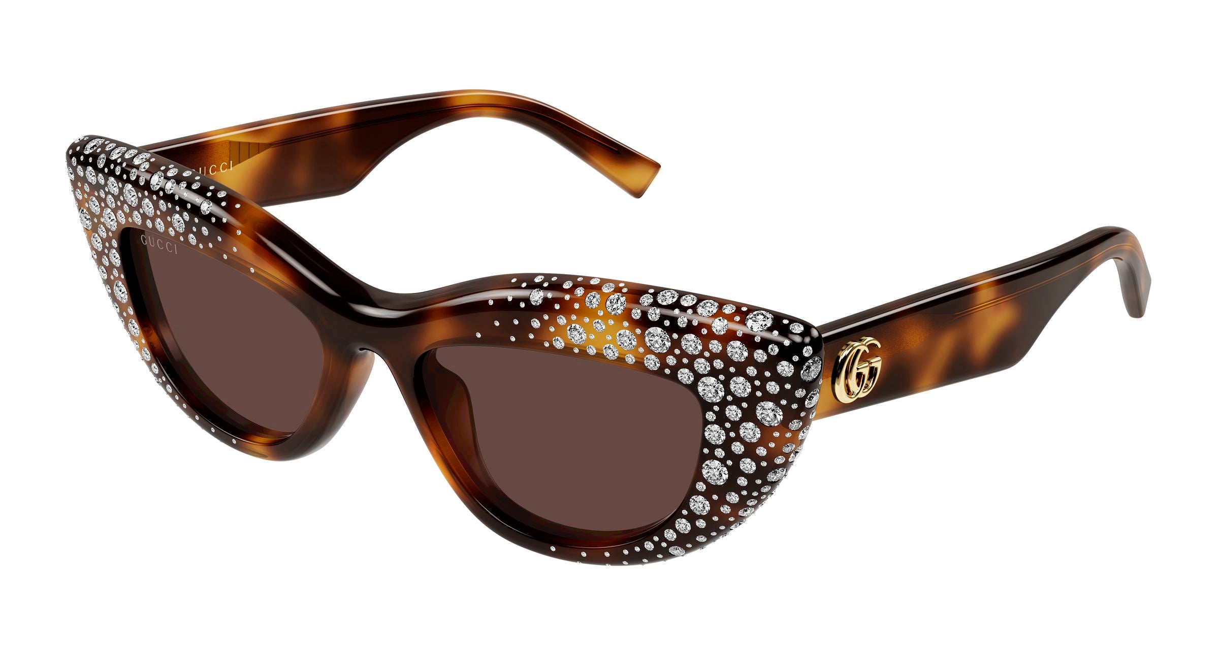Gucci Donna Gucci GG2031S 006 Occhiali da sole Acetato Havana Marrone Cat Eye