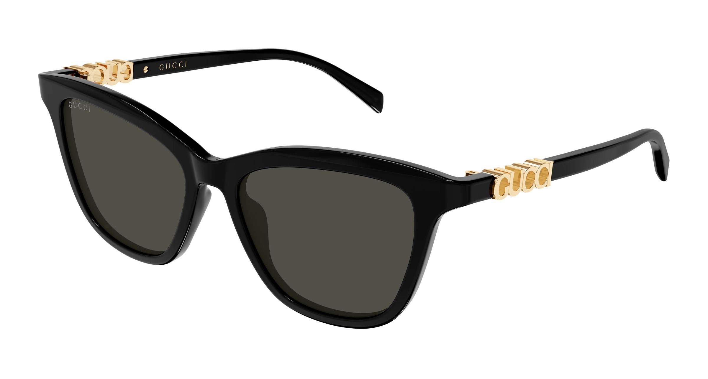 Gucci Donna Gucci GG2032S 001 Occhiali da sole Acetato Nero Grigio Cat Eye Gucci Donna Gucci GG2032S 001 Occhiali da sole Acetato Nero Grigio Cat Eye