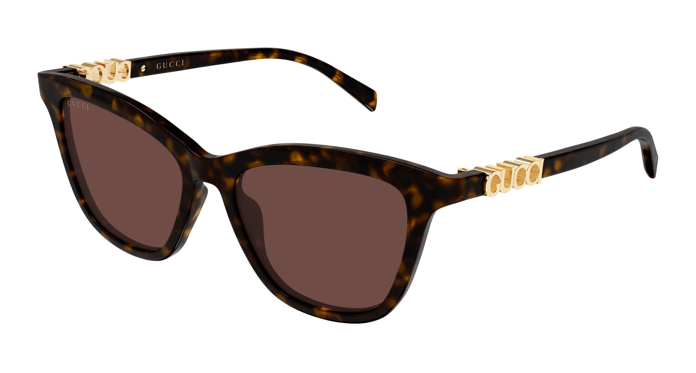 Gucci Donna Gucci GG2032S 002 Occhiali da sole Acetato Havana Marrone Cat Eye