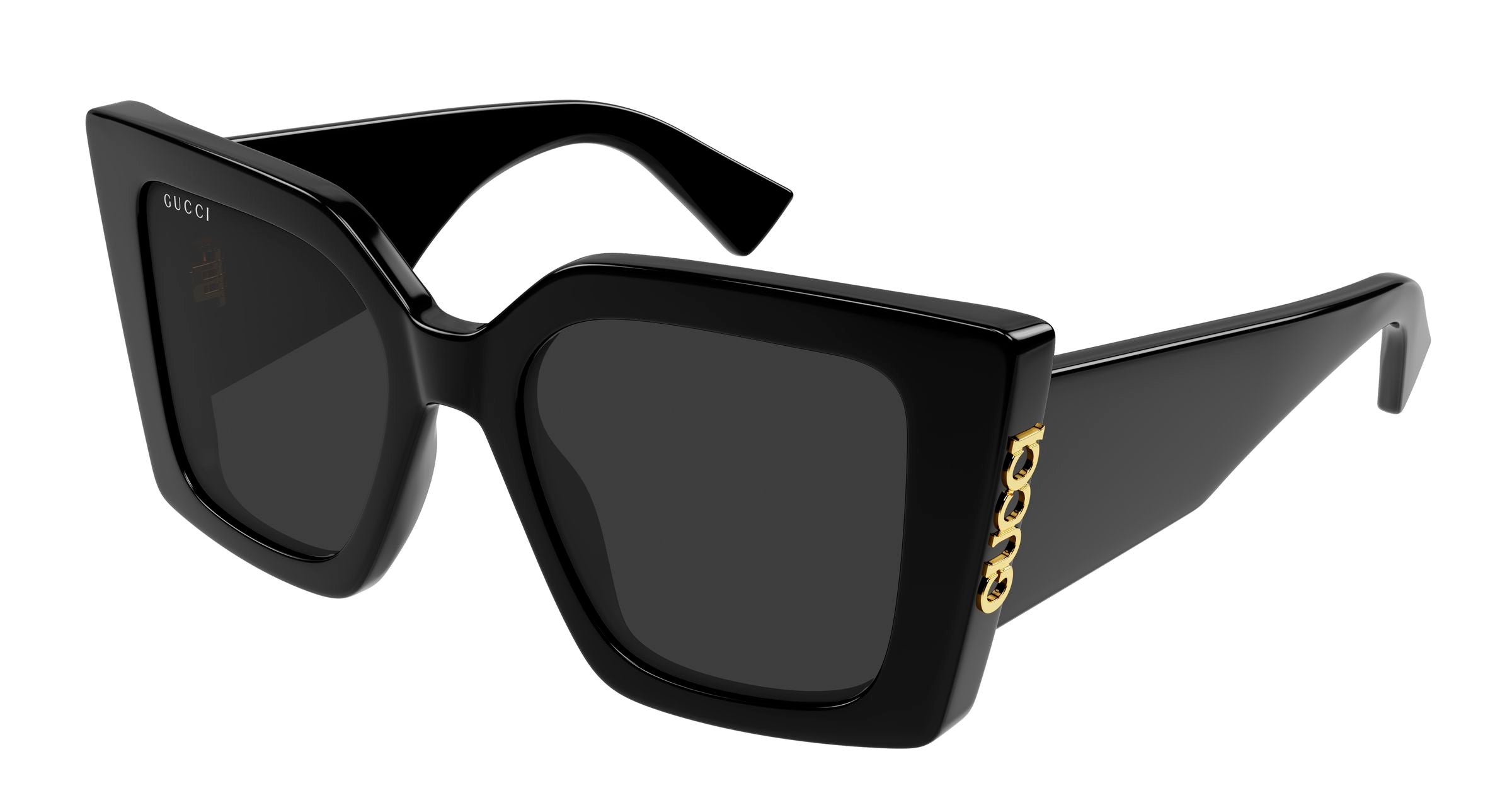 Gucci Donna Gucci GG2039S 001 Occhiali da sole Acetato Nero Grigio Farfalla Gucci Donna Gucci GG2039S 001 Occhiali da sole Acetato Nero Grigio Farfalla