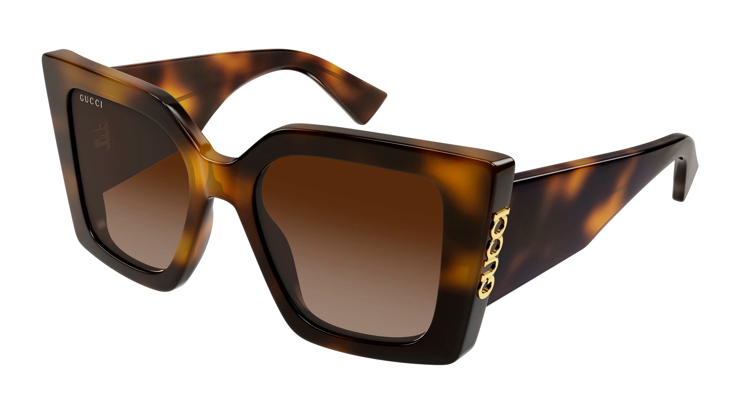 Gucci Donna Gucci GG2039S 002 Occhiali da sole Acetato Havana Marrone Farfalla Gucci Donna Gucci GG2039S 002 Occhiali da sole Acetato Havana Marrone Farfalla