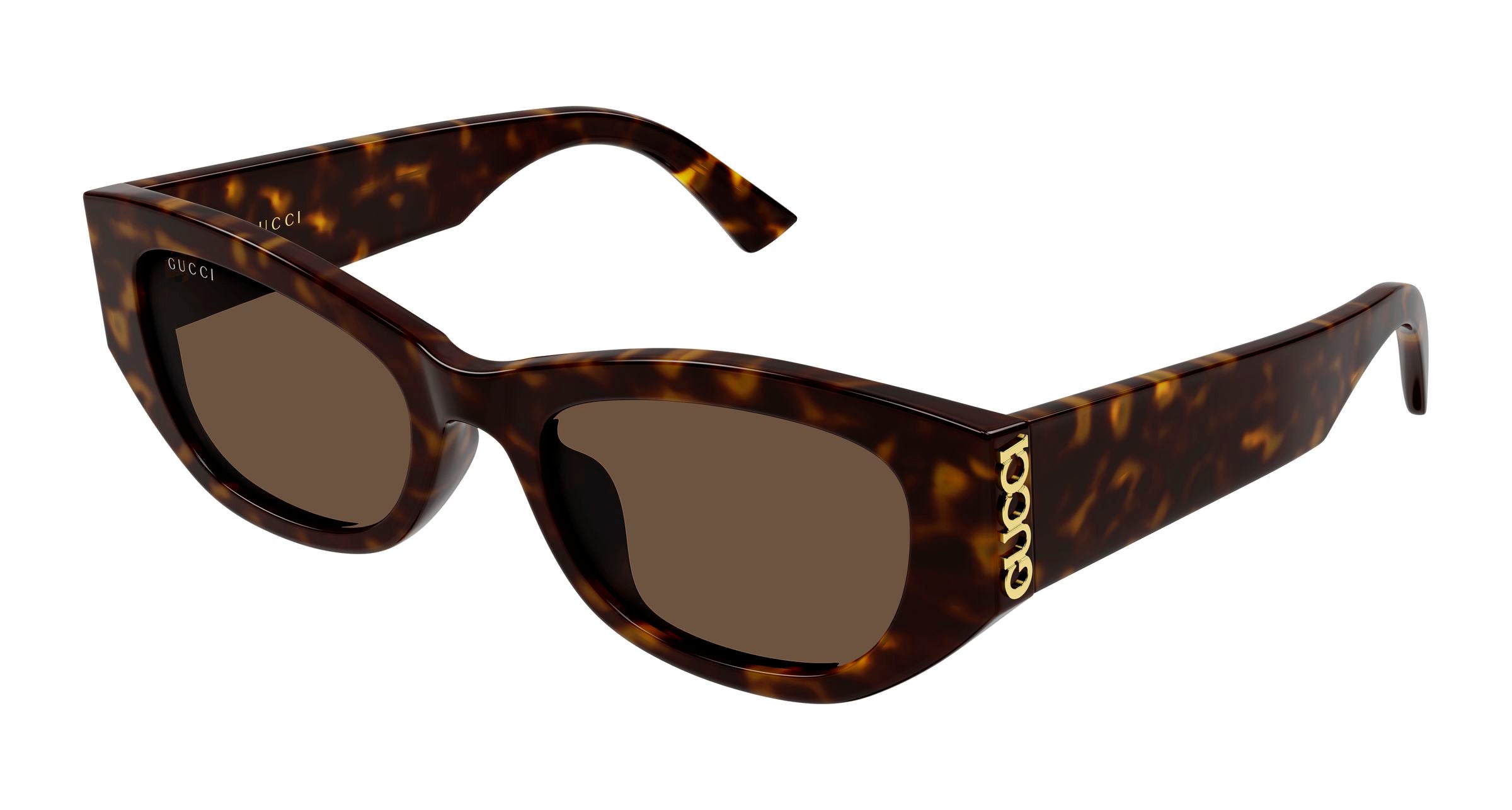 Gucci Donna Gucci GG2044SA 002 Occhiali da sole Acetato Havana Marrone Cat Eye Gucci Donna Gucci GG2044SA 002 Occhiali da sole Acetato Havana Marrone Cat Eye