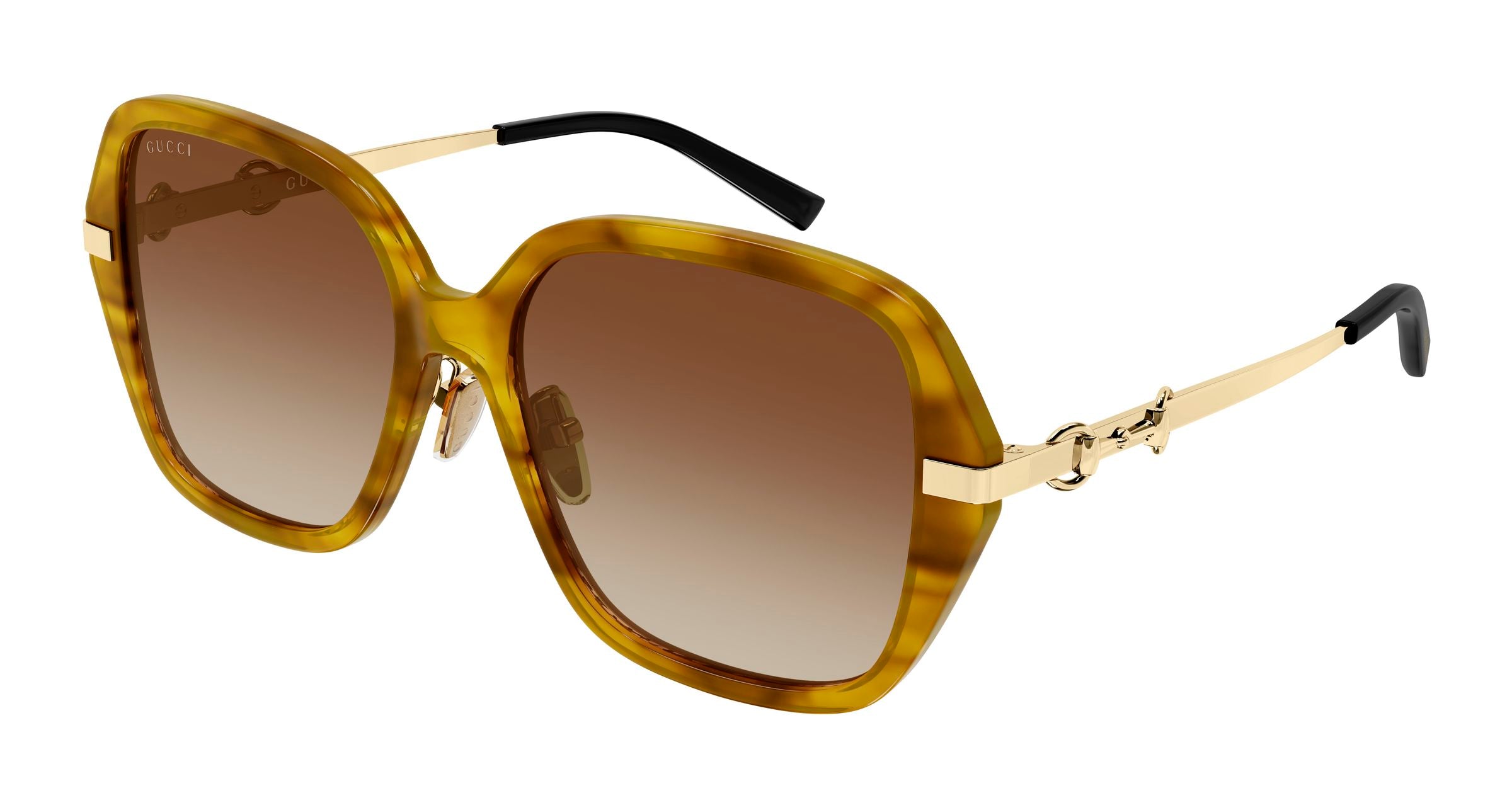 Gucci Donna Gucci GG2055SA 003 Occhiali da sole Acetato Havana Marrone Squadrata Gucci Donna Gucci GG2055SA 003 Occhiali da sole Acetato Havana Marrone Squadrata