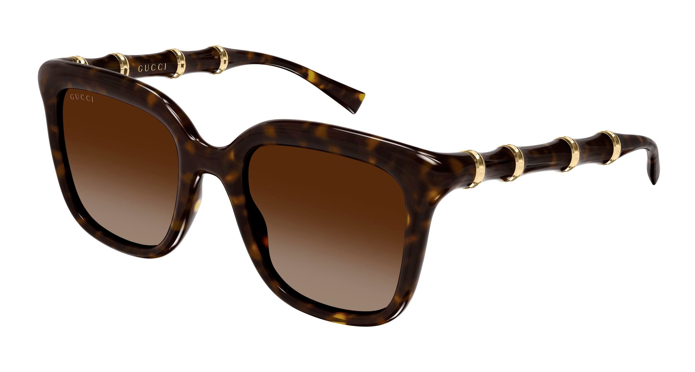 Gucci Donna Gucci GG2058S 002 Occhiali da sole Iniettato Havana Marrone Squadrata Gucci Donna Gucci GG2058S 002 Occhiali da sole Iniettato Havana Marrone Squadrata