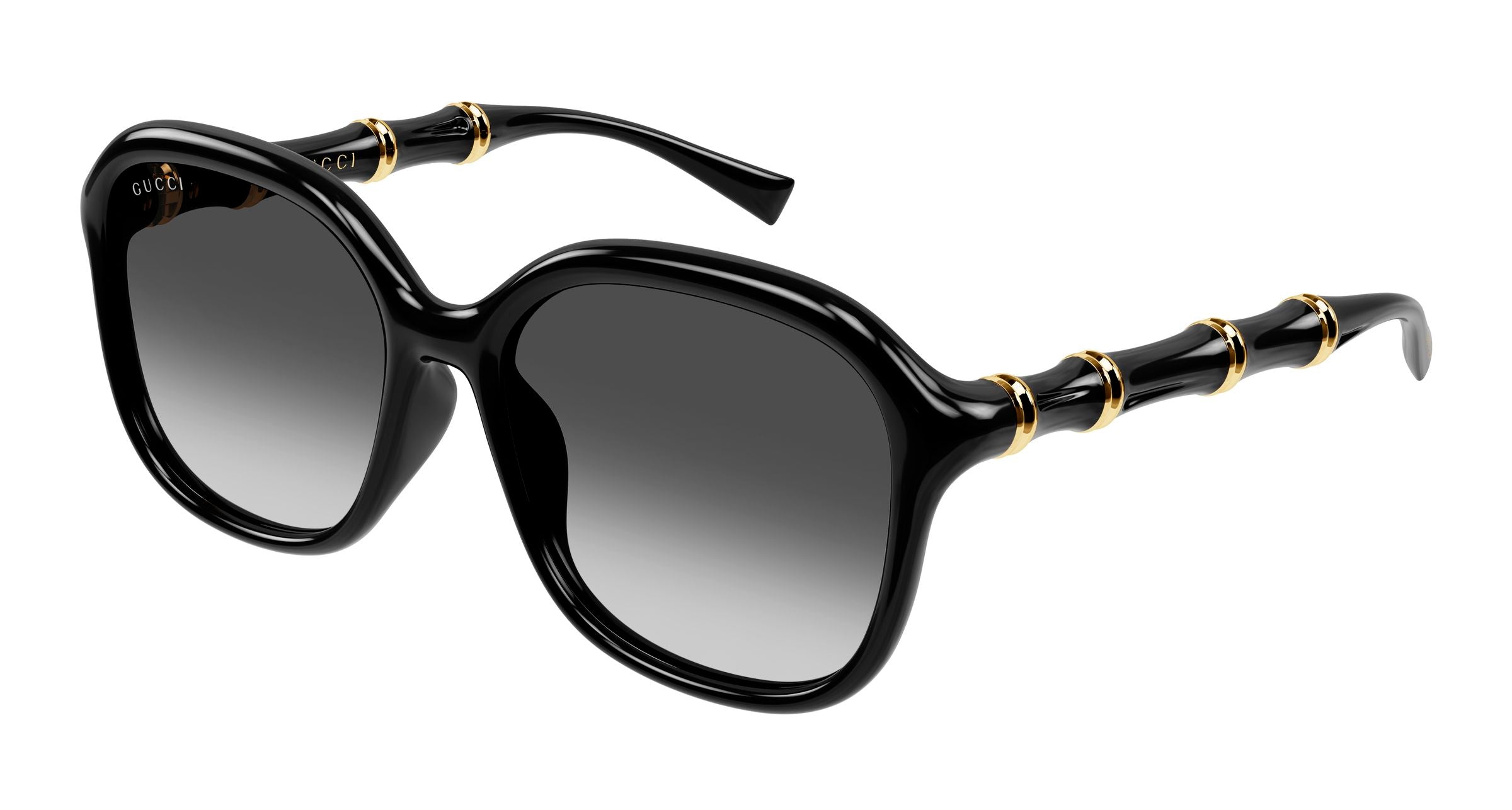 Gucci Donna Gucci GG2061SA 001 Occhiali da sole Iniettato Nero Grigio Squadrata Gucci Donna Gucci GG2061SA 001 Occhiali da sole Iniettato Nero Grigio Squadrata