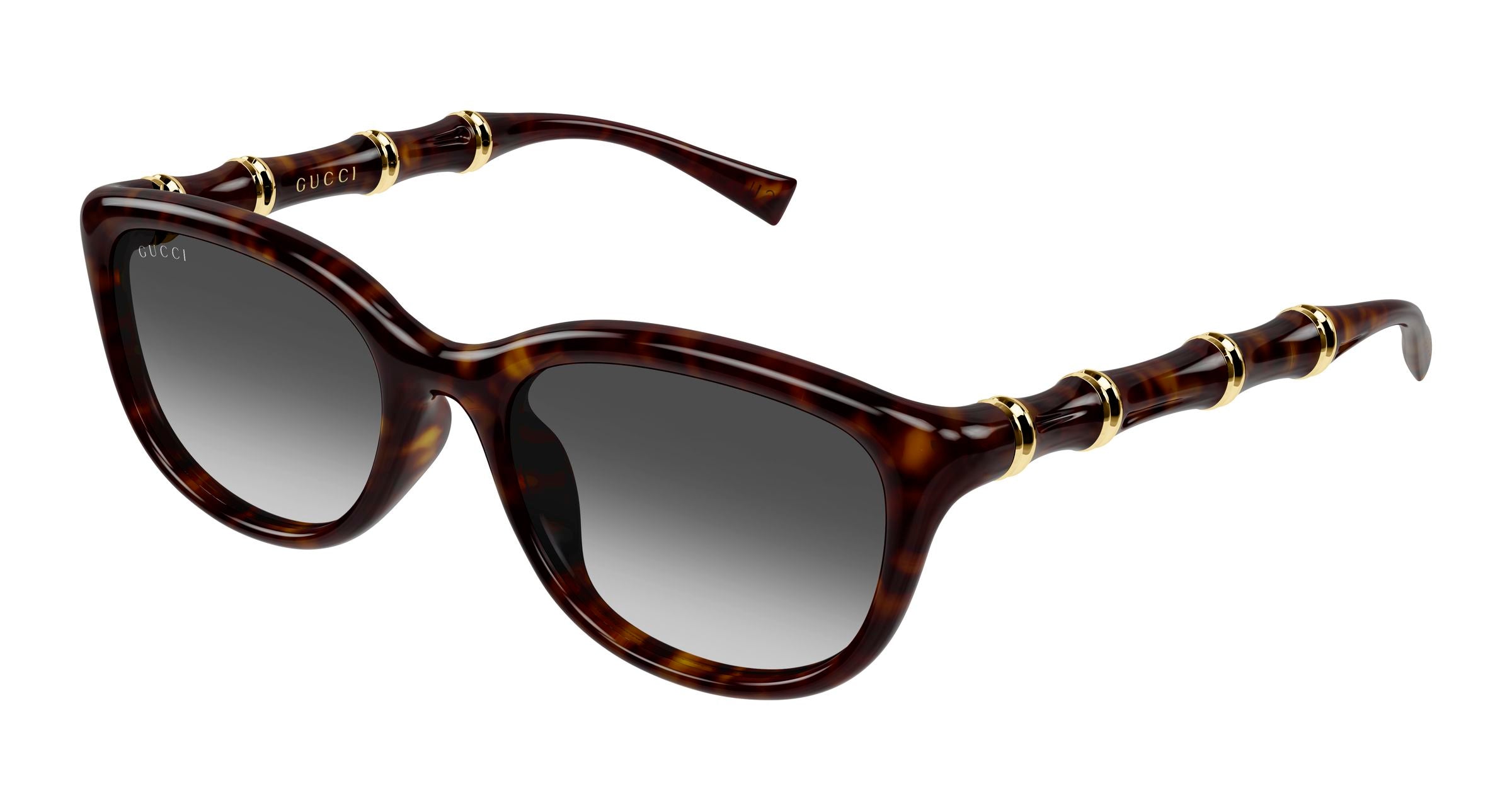 Gucci Donna Gucci GG2062SA 002 Occhiali da sole Iniettato Havana Grigio Squadrata Gucci Donna Gucci GG2062SA 002 Occhiali da sole Iniettato Havana Grigio Squadrata