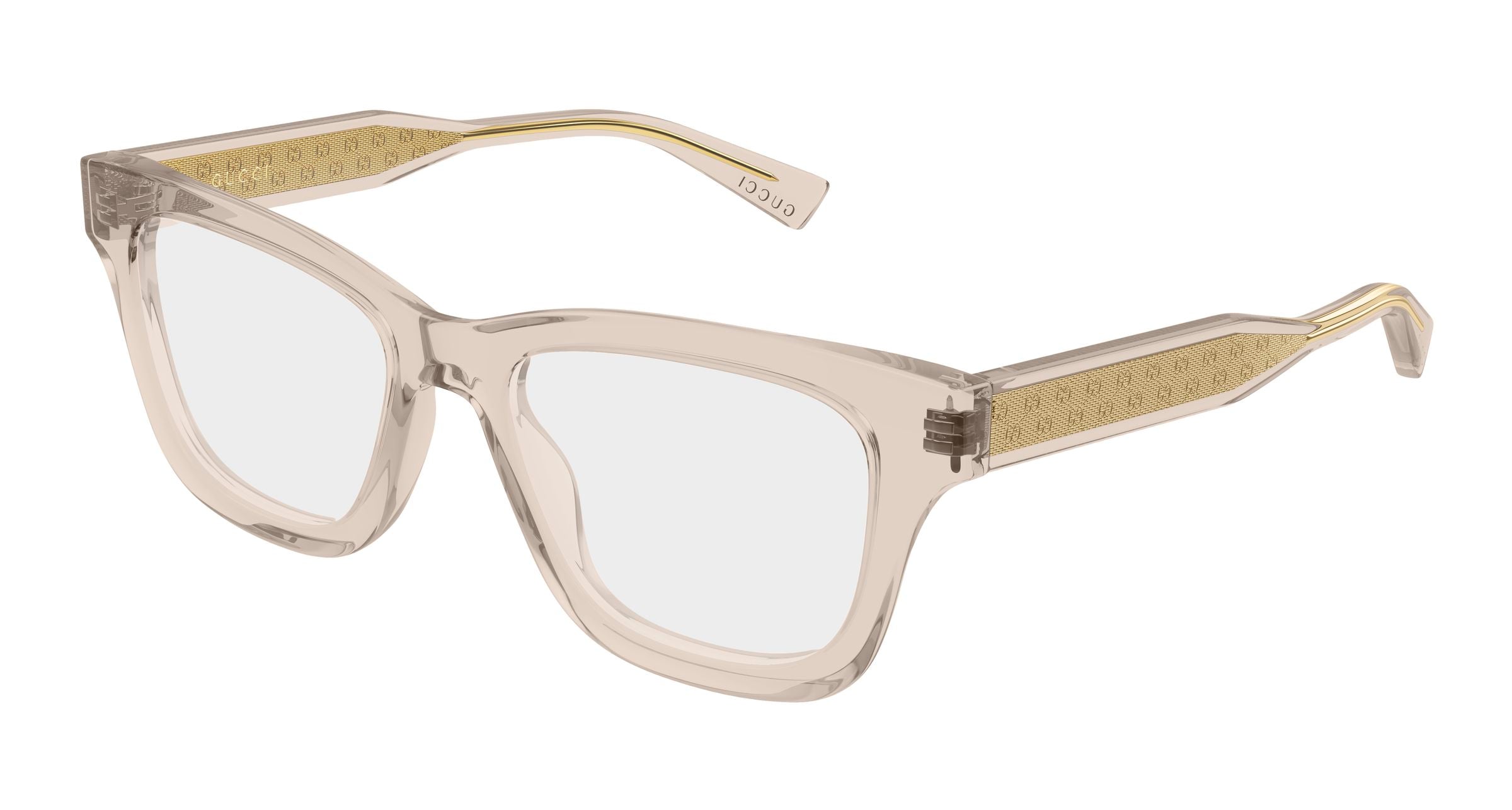 Gucci Donna Gucci GG2066O 003 Montature da vista Acetato Marrone Trasparente Cat Eye Gucci Donna Gucci GG2066O 003 Montature da vista Acetato Marrone Trasparente Cat Eye