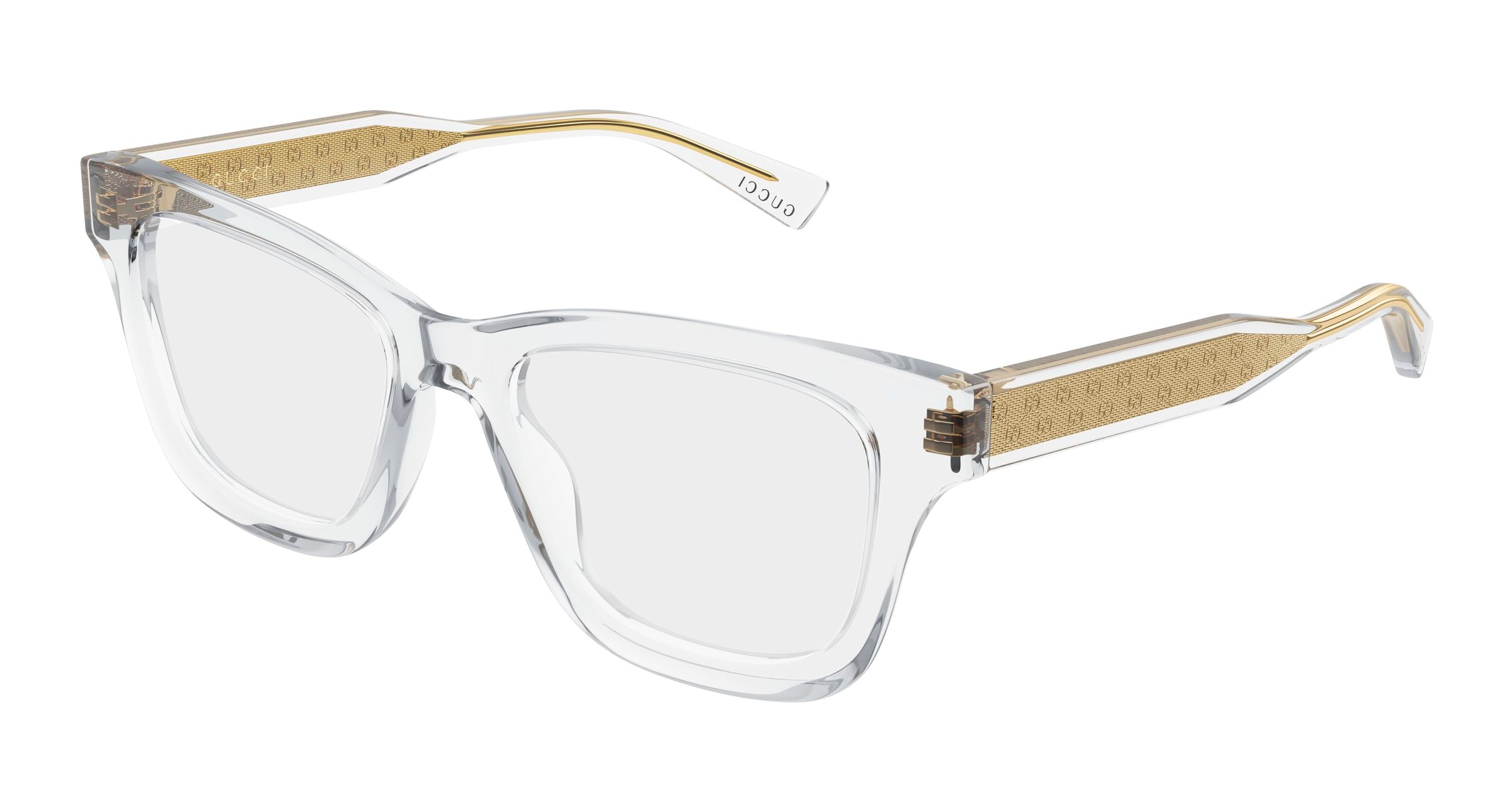Gucci Donna Gucci GG2066O 008 Montature da vista Acetato Cristallo Trasparente Cat Eye