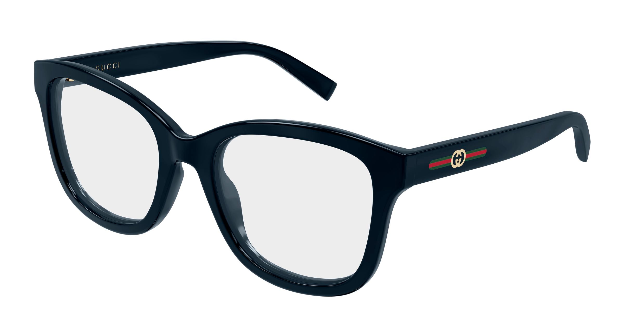 Gucci Donna Gucci GG2104O 004 Montature da vista Iniettato Blu Trasparente Squadrata Gucci Donna Gucci GG2104O 004 Montature da vista Iniettato Blu Trasparente Squadrata