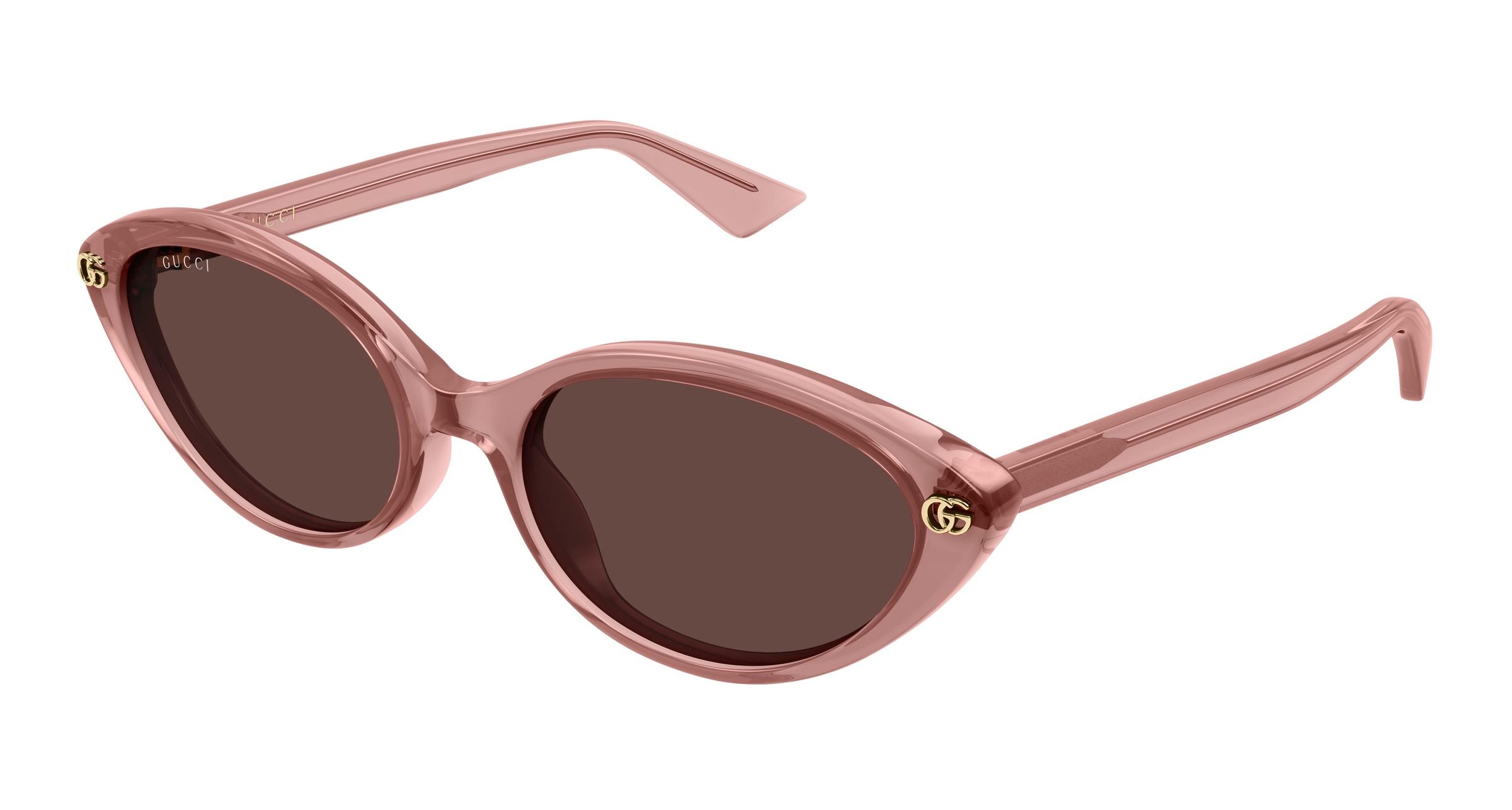 Gucci Donna Gucci GG2110S 004 Occhiali da sole Acetato Rosa Marrone Cat Eye Gucci Donna Gucci GG2110S 004 Occhiali da sole Acetato Rosa Marrone Cat Eye