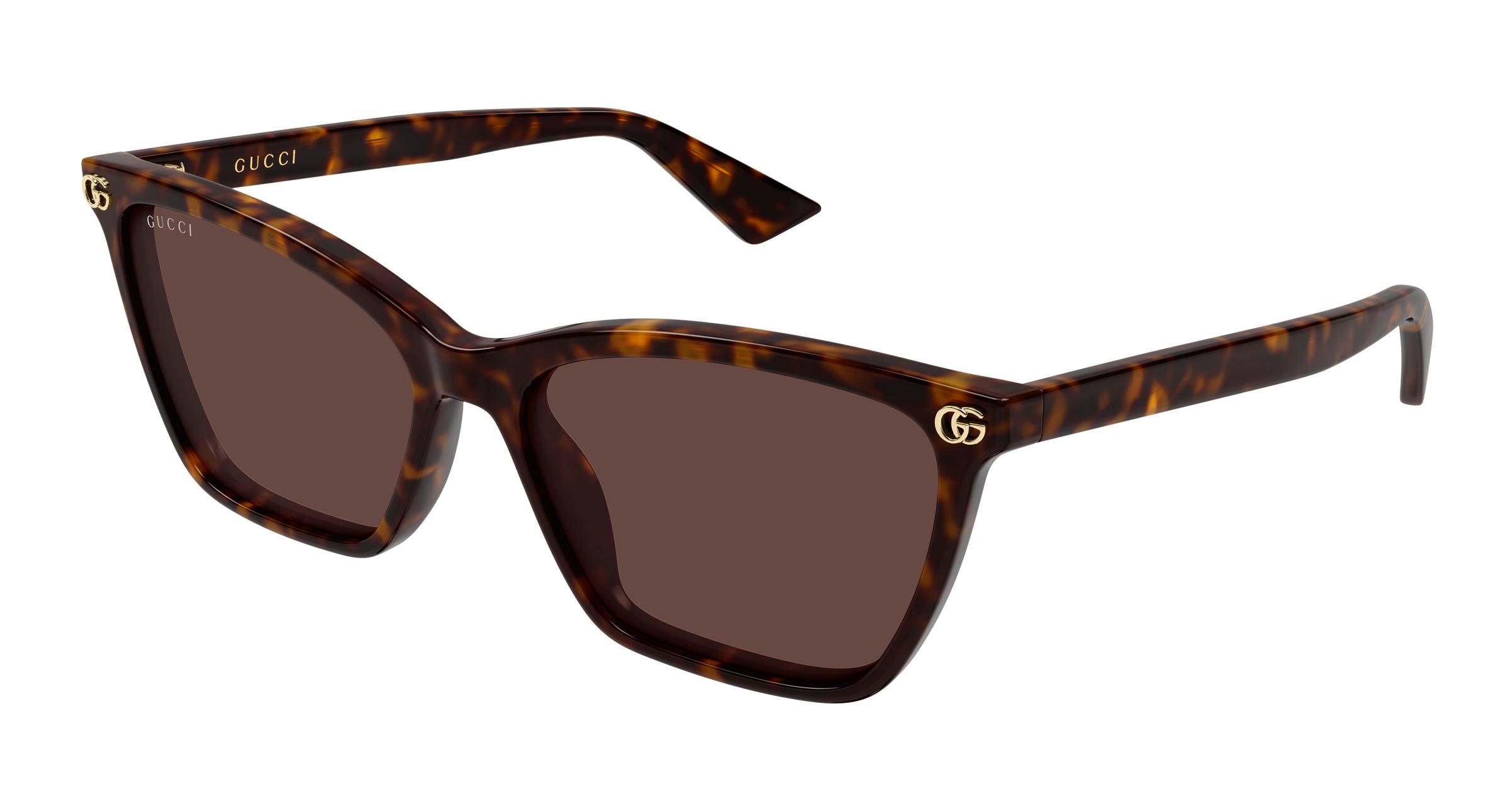Gucci Donna Gucci GG2111S 002 Occhiali da sole Acetato Havana Marrone Cat Eye Gucci Donna Gucci GG2111S 002 Occhiali da sole Acetato Havana Marrone Cat Eye