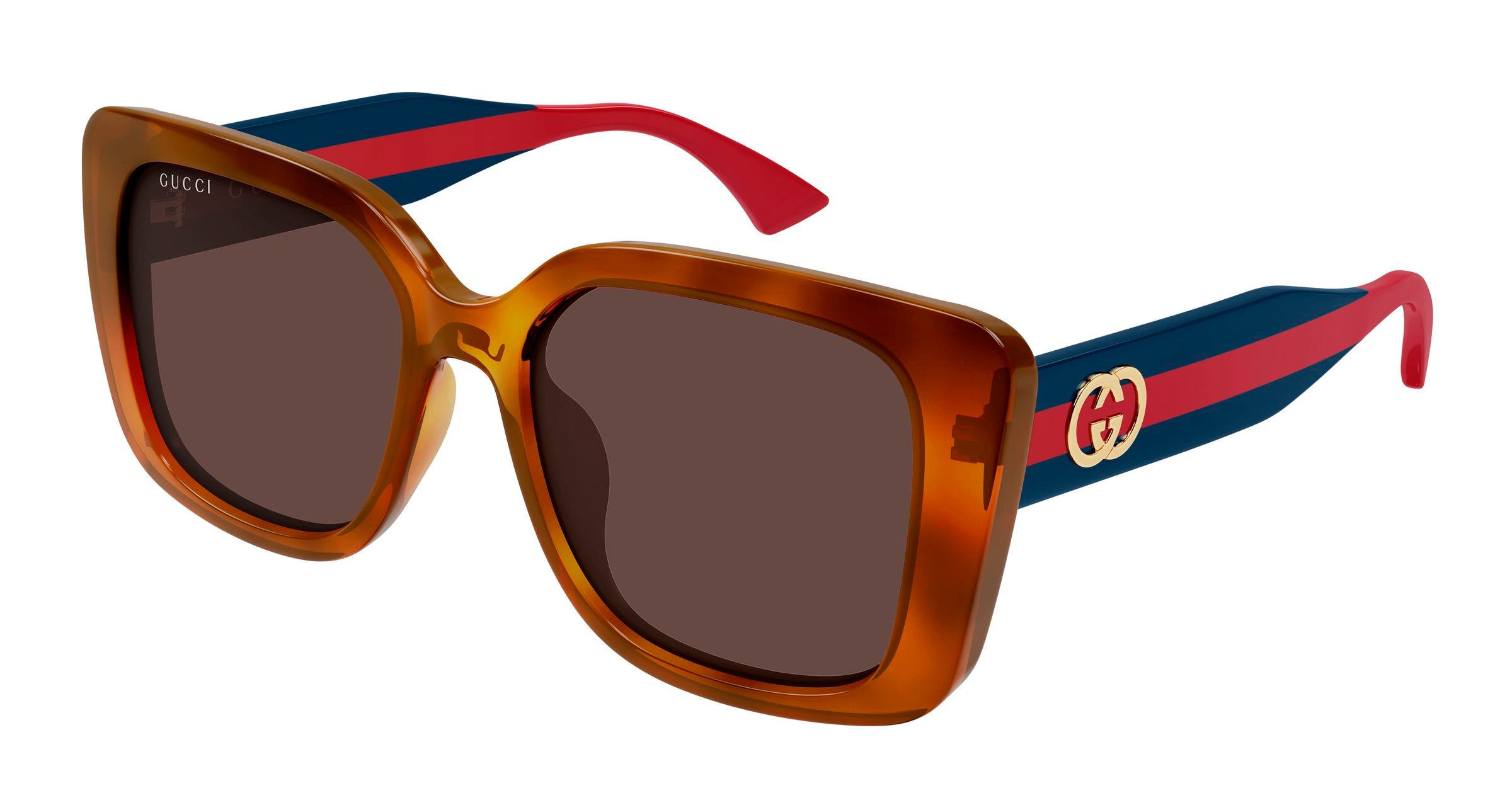 Gucci Donna Gucci GG2118SA 004 Occhiali da sole Acetato Havana Marrone Farfalla Gucci Donna Gucci GG2118SA 004 Occhiali da sole Acetato Havana Marrone Farfalla