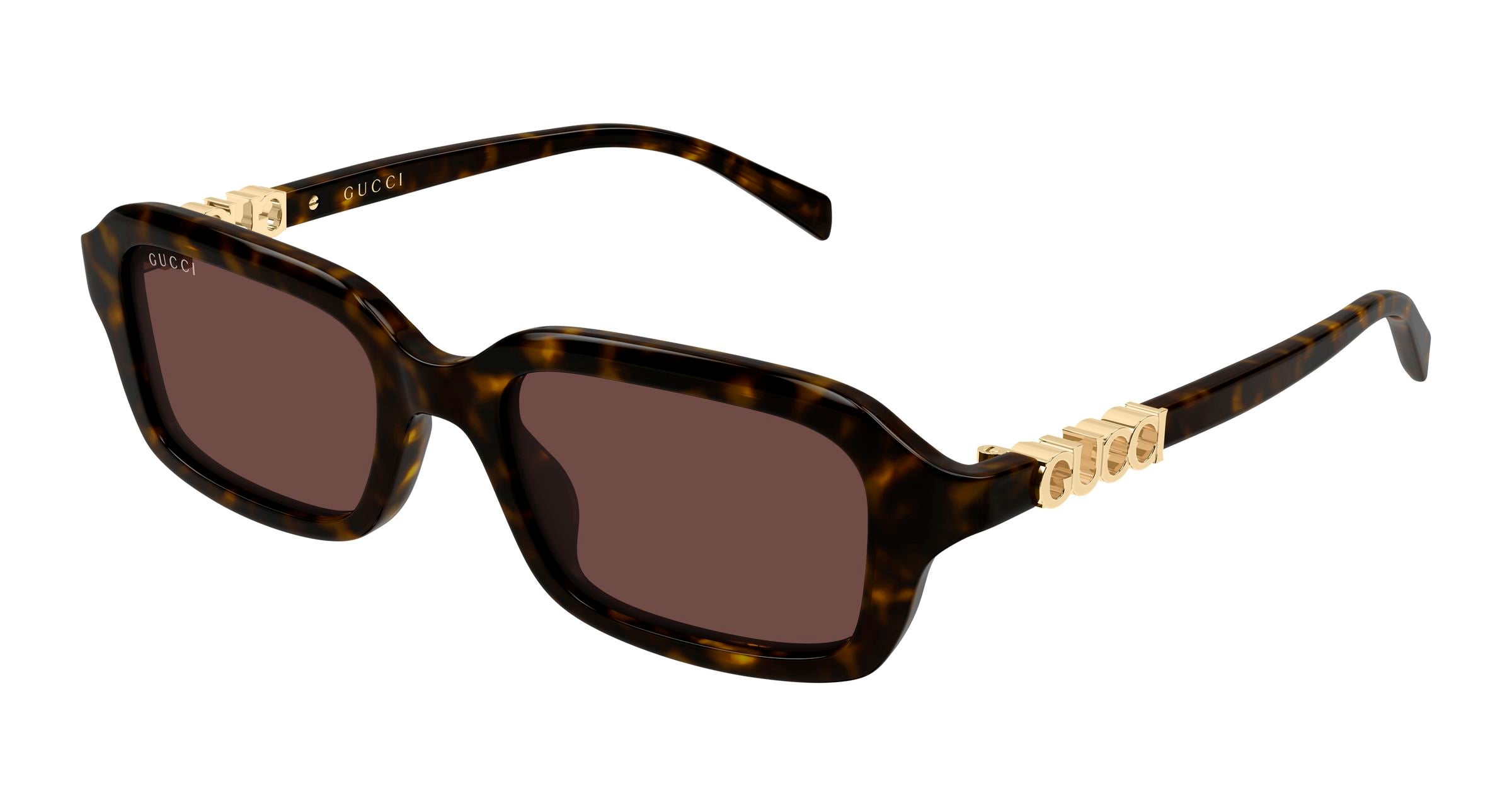 Gucci Donna Gucci GG2152S 002 Occhiali da sole Acetato Havana Marrone Squadrata Gucci Donna Gucci GG2152S 002 Occhiali da sole Acetato Havana Marrone Squadrata