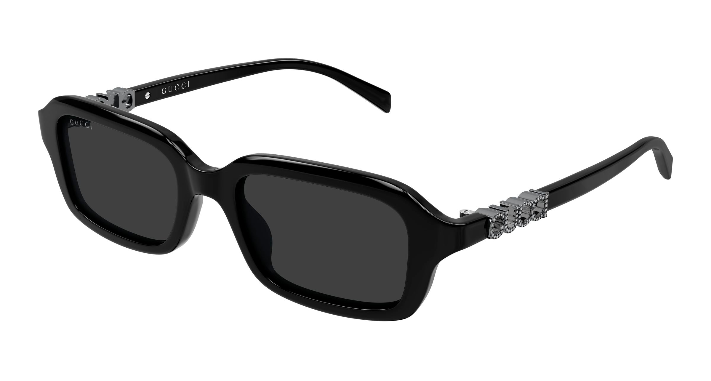 Gucci Donna Gucci GG2152S 006 Occhiali da sole Acetato Nero Grigio Squadrata Gucci Donna Gucci GG2152S 006 Occhiali da sole Acetato Nero Grigio Squadrata