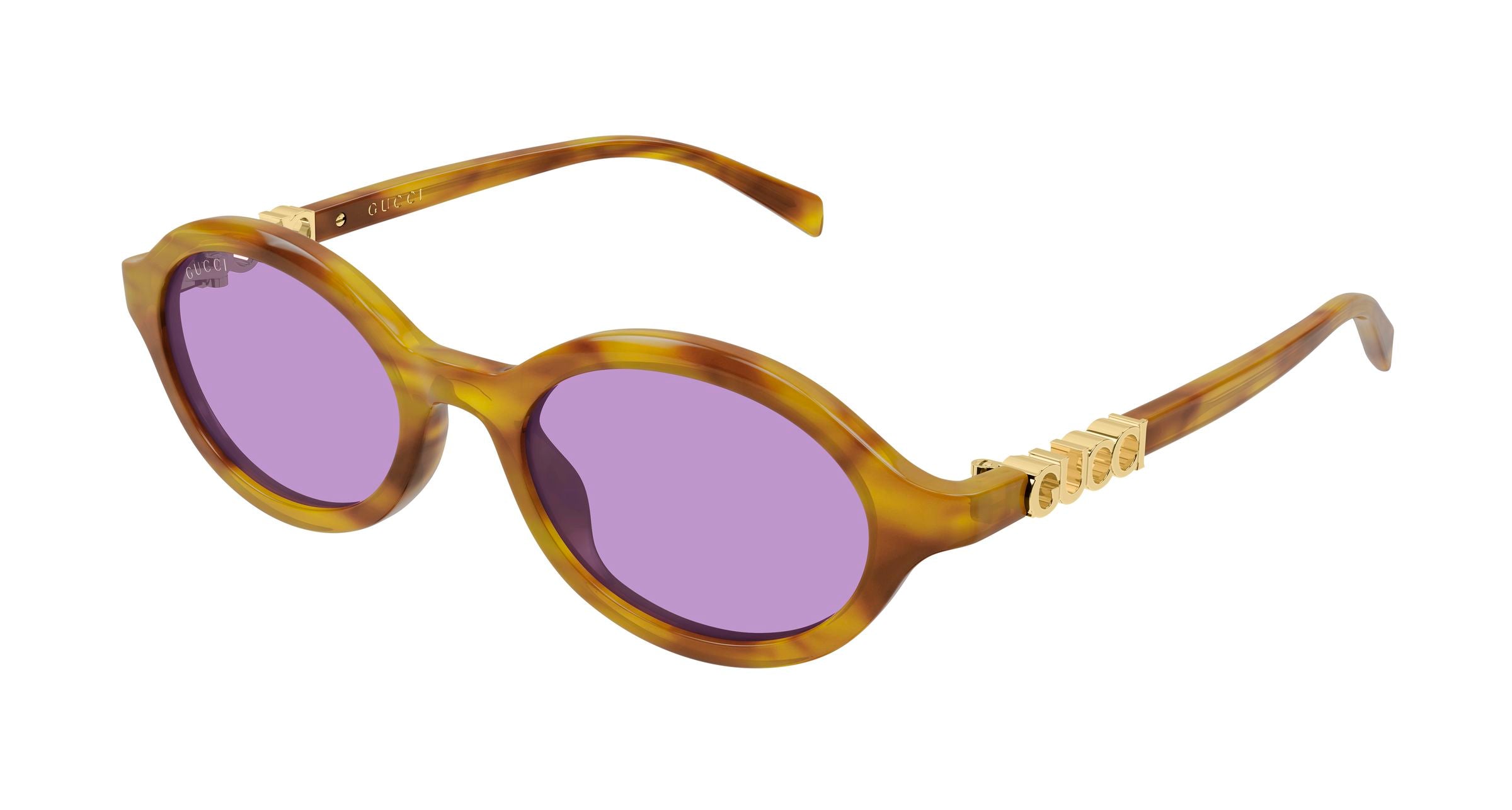 Gucci Donna Gucci GG2153S 004 Occhiali da sole Acetato Havana Viola Rotonda Gucci Donna Gucci GG2153S 004 Occhiali da sole Acetato Havana Viola Rotonda