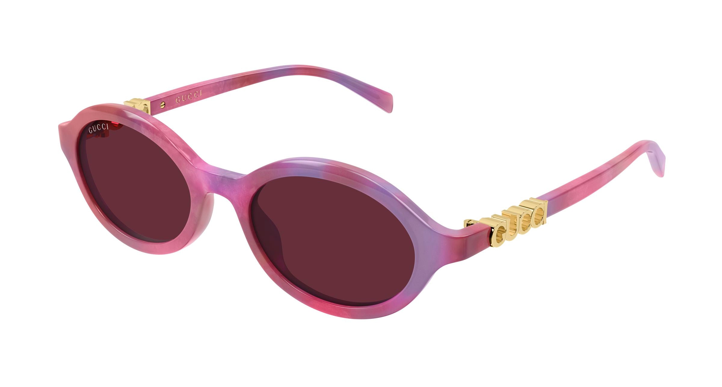 Gucci Donna Gucci GG2153S 005 Occhiali da sole Acetato Havana Viola Rotonda Gucci Donna Gucci GG2153S 005 Occhiali da sole Acetato Havana Viola Rotonda