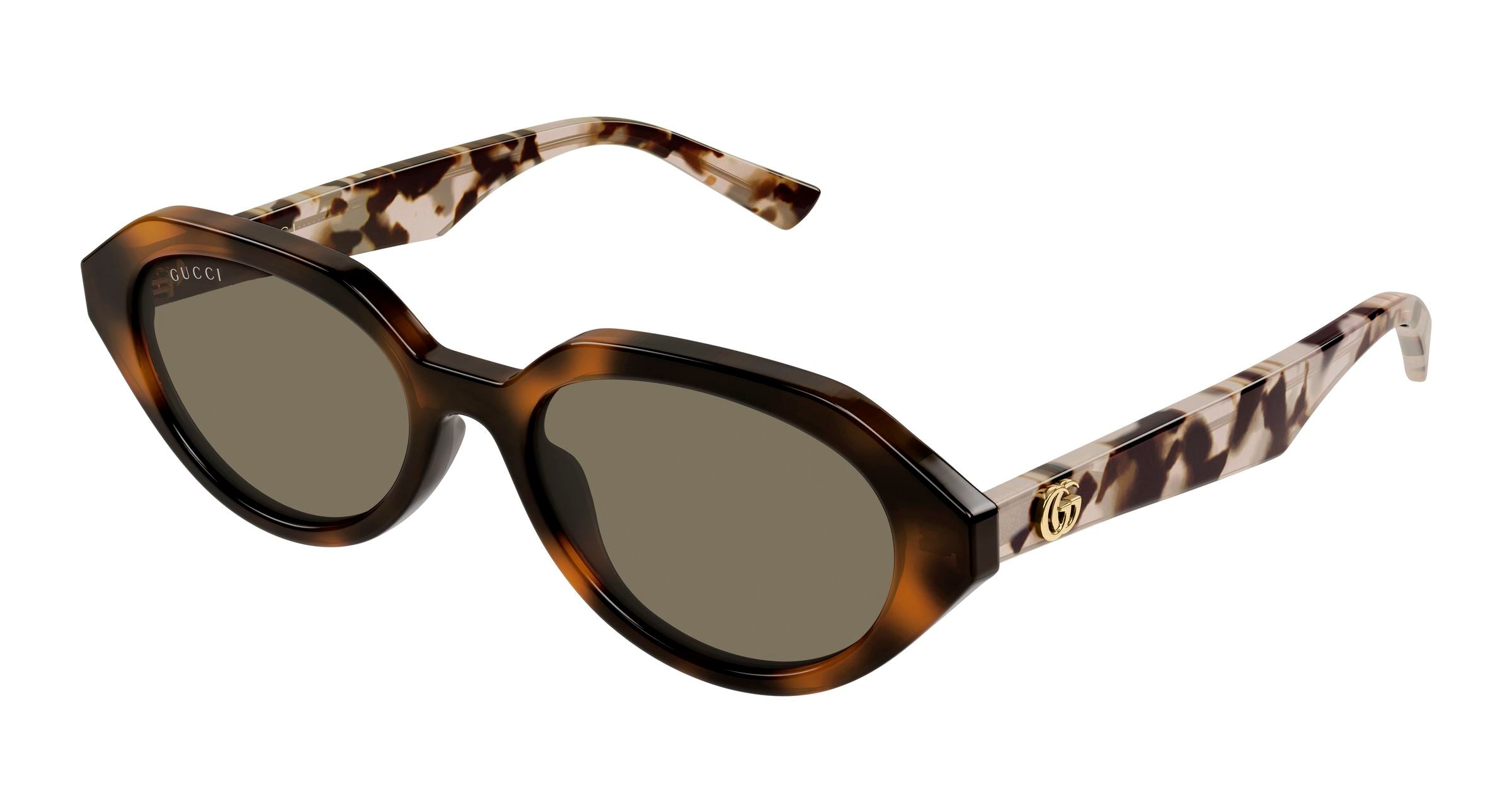 Gucci Donna Gucci GG2178S 004 Occhiali da sole Acetato Havana Marrone Geometrica Gucci Donna Gucci GG2178S 004 Occhiali da sole Acetato Havana Marrone Geometrica