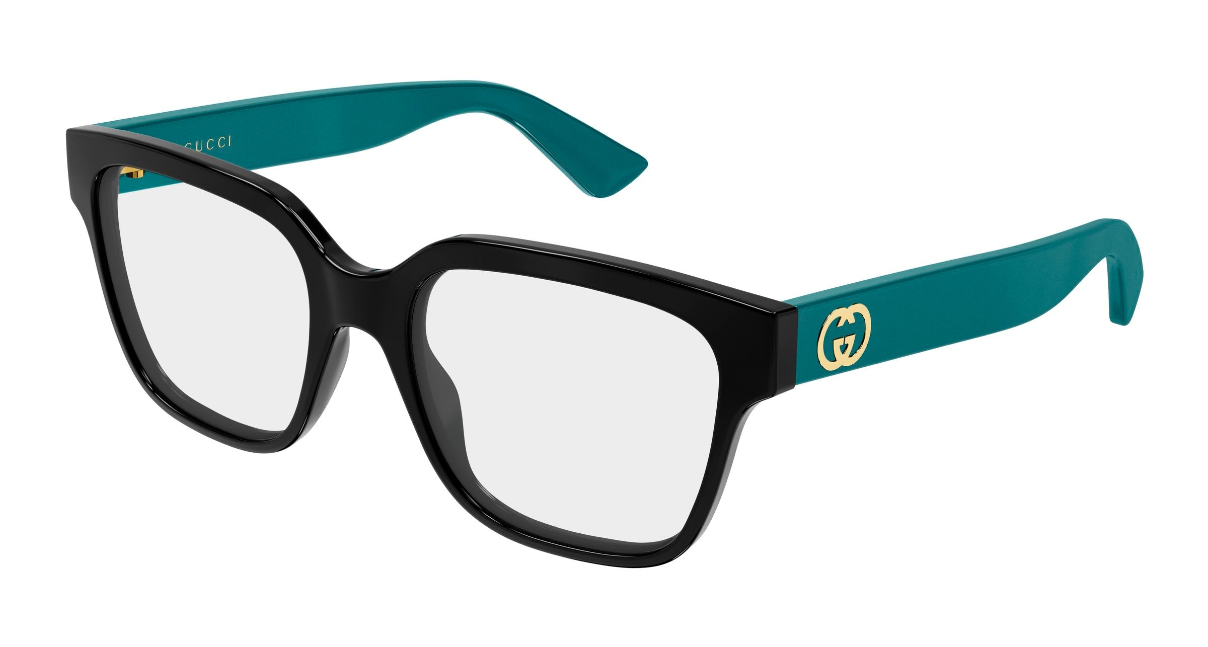 Gucci Donna Gucci GG2193O 003 Montature da vista Iniettato Nero Trasparente Squadrata