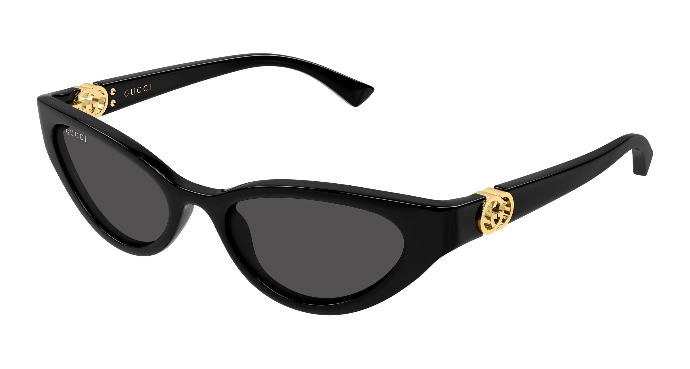 Gucci Donna Gucci GG2194S 001 Occhiali da sole Iniettato Nero Grigio Cat Eye