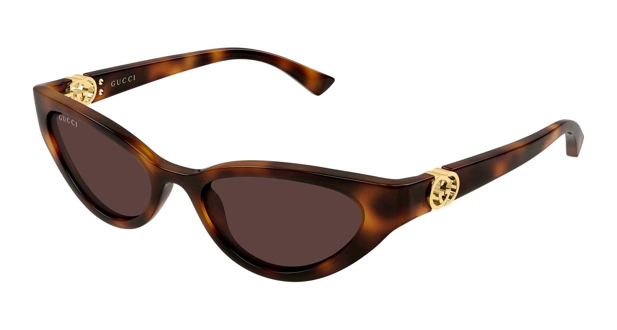 Gucci Donna Gucci GG2194S 002 Occhiali da sole Iniettato Havana Marrone Cat Eye