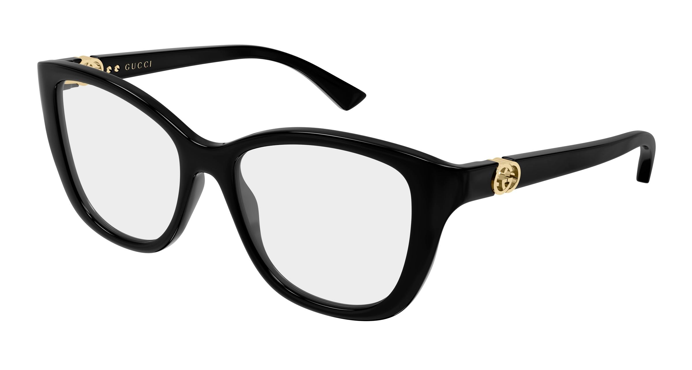 Gucci Donna Gucci GG2195O 001 Montature da vista Iniettato Nero Trasparente Cat Eye Gucci Donna Gucci GG2195O 001 Montature da vista Iniettato Nero Trasparente Cat Eye