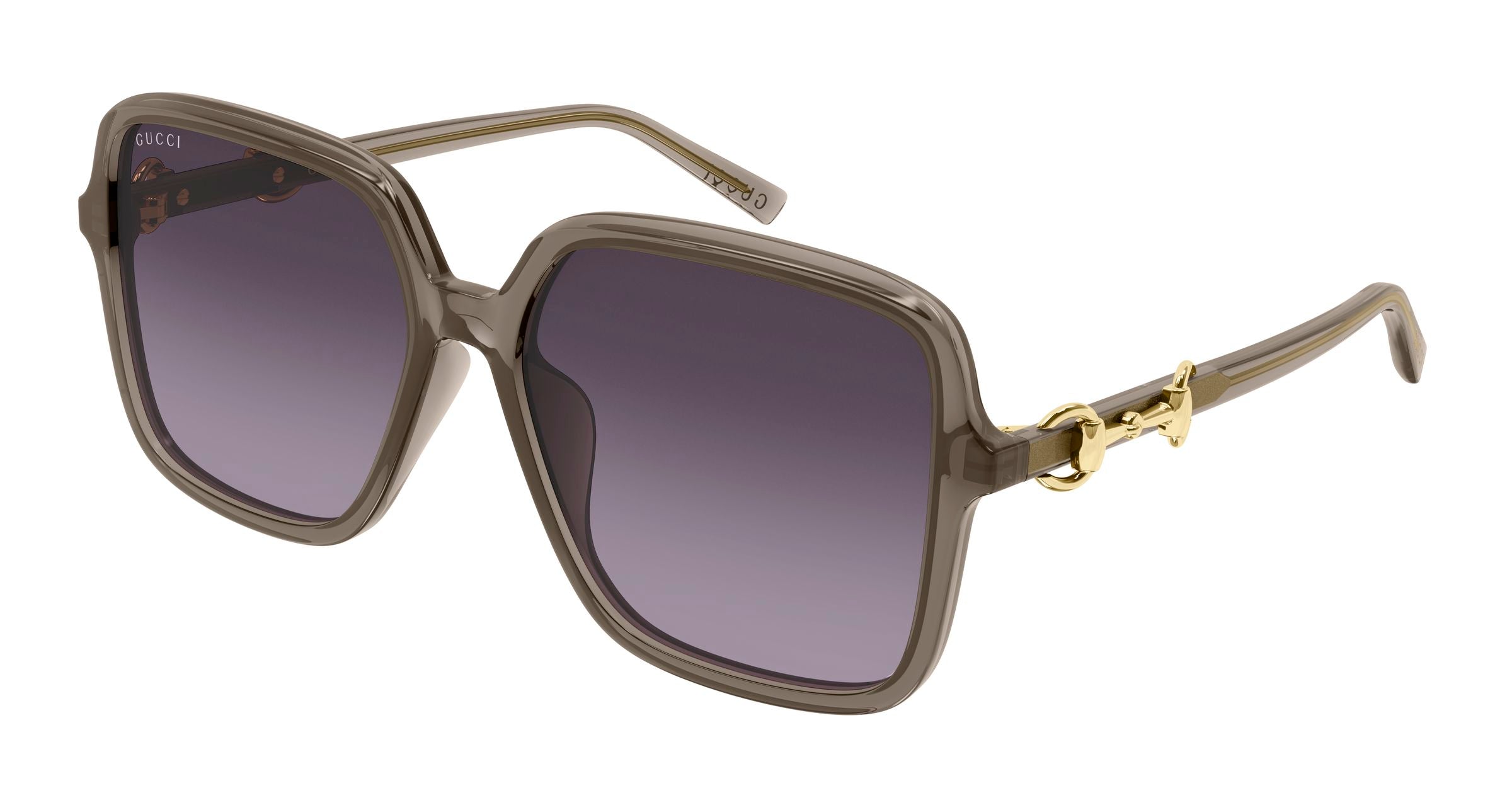 Gucci Donna Gucci GG2219SA 004 Occhiali da sole Acetato Marrone Viola Farfalla Sfumato Gucci Donna Gucci GG2219SA 004 Occhiali da sole Acetato Marrone Viola Farfalla Sfumato