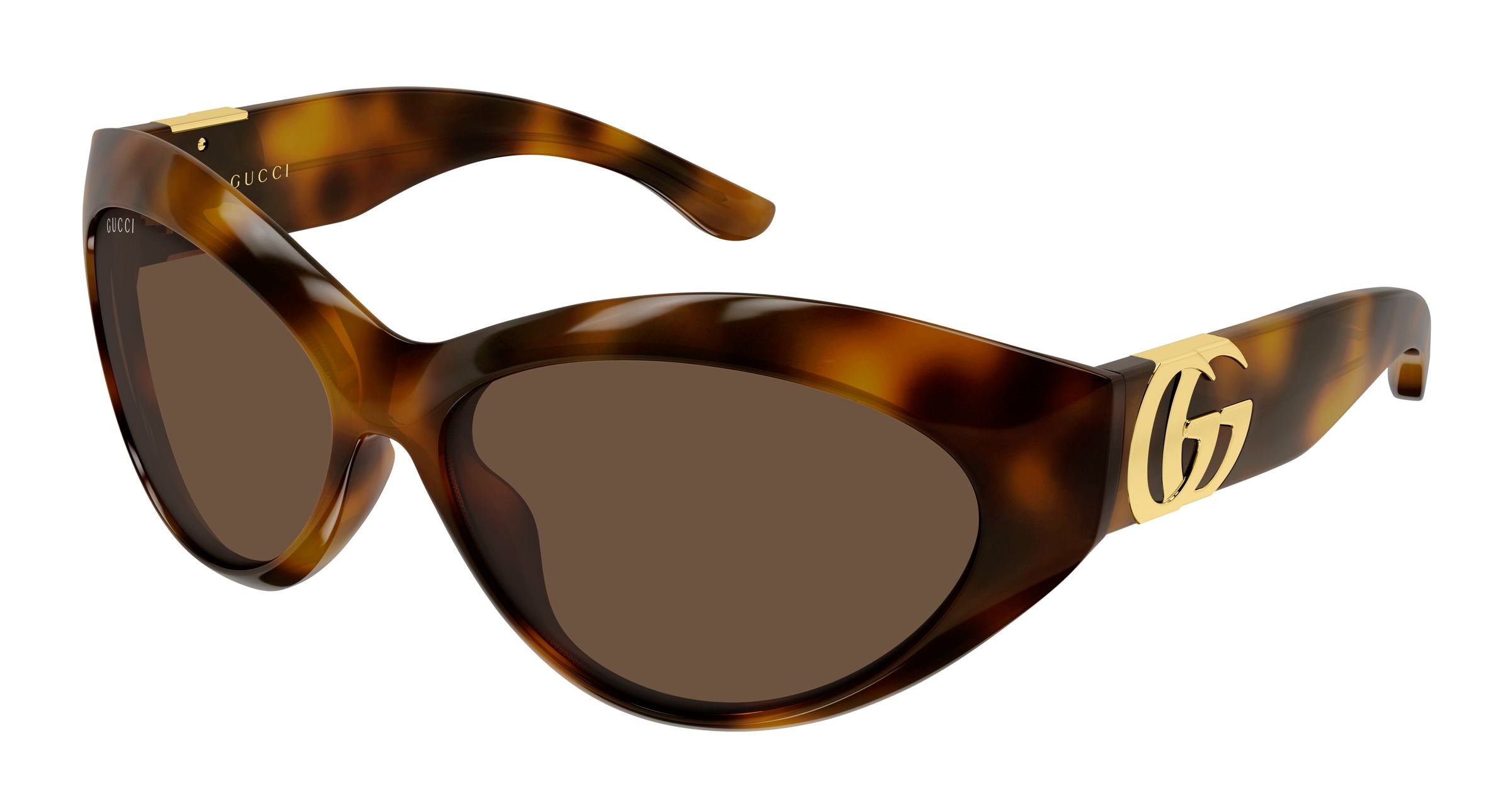 Gucci Donna Gucci GG2269S 002 Occhiali da sole Acetato Havana Marrone Cat Eye