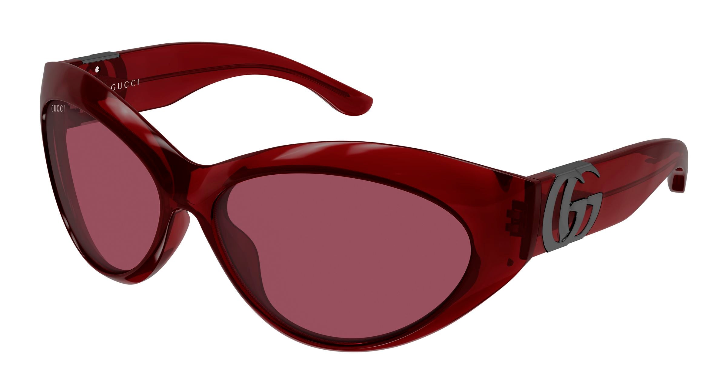 Gucci Donna Gucci GG2269S 003 Occhiali da sole Acetato Rosso Rosso Cat Eye