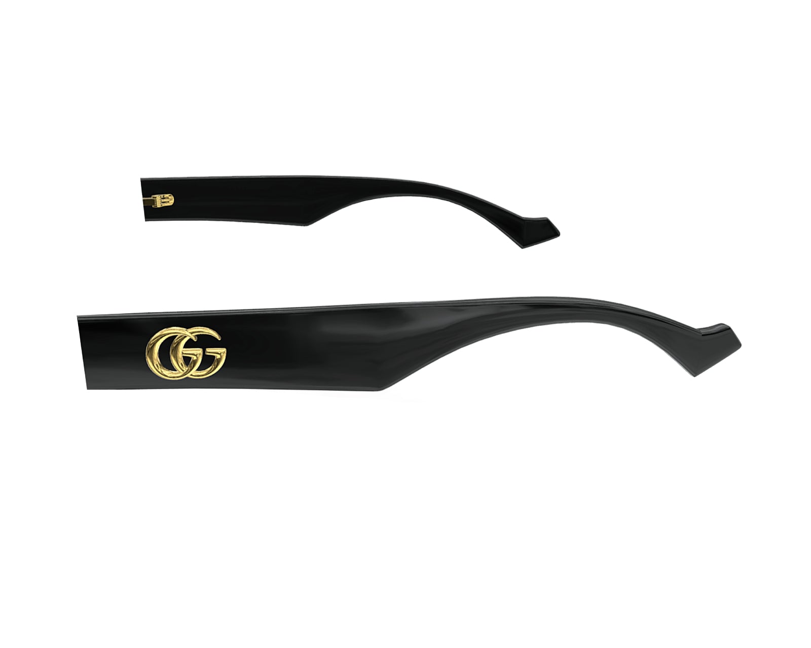 Gucci Gucci Aste di ricambio GG0998S Aste di ricambio Nero