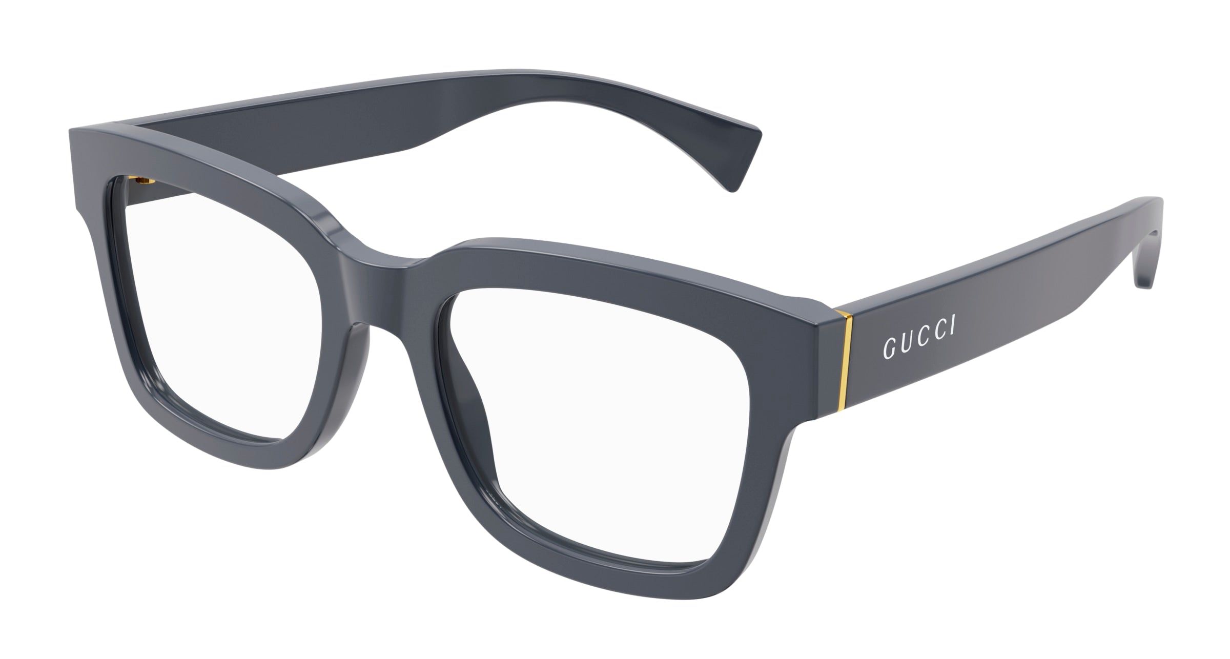 Gucci Unisex GG1138O 005 Montature da vista Iniettato Grigio Trasparente Squadrata Gucci Unisex GG1138O 005 Montature da vista Iniettato Grigio Trasparente Squadrata