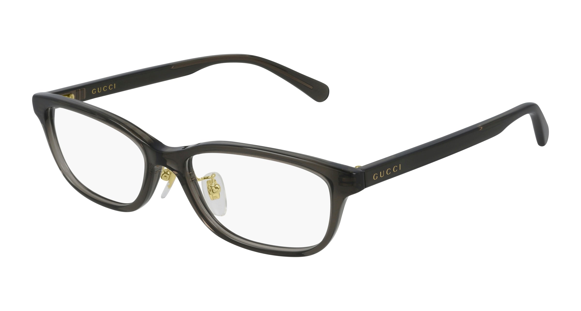Gucci Unisex Gucci GG0931OJ 003 Montature da vista Acetato Marrone Squadrata