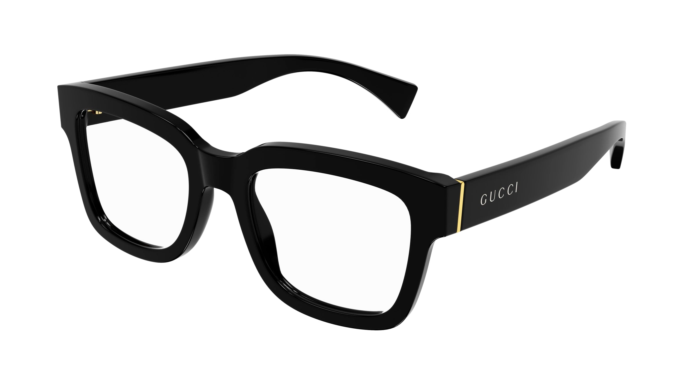 Gucci Unisex Gucci GG1138O 001 Montature da vista Acetato Nero Squadrata Gucci Unisex Gucci GG1138O 001 Montature da vista Acetato Nero Squadrata
