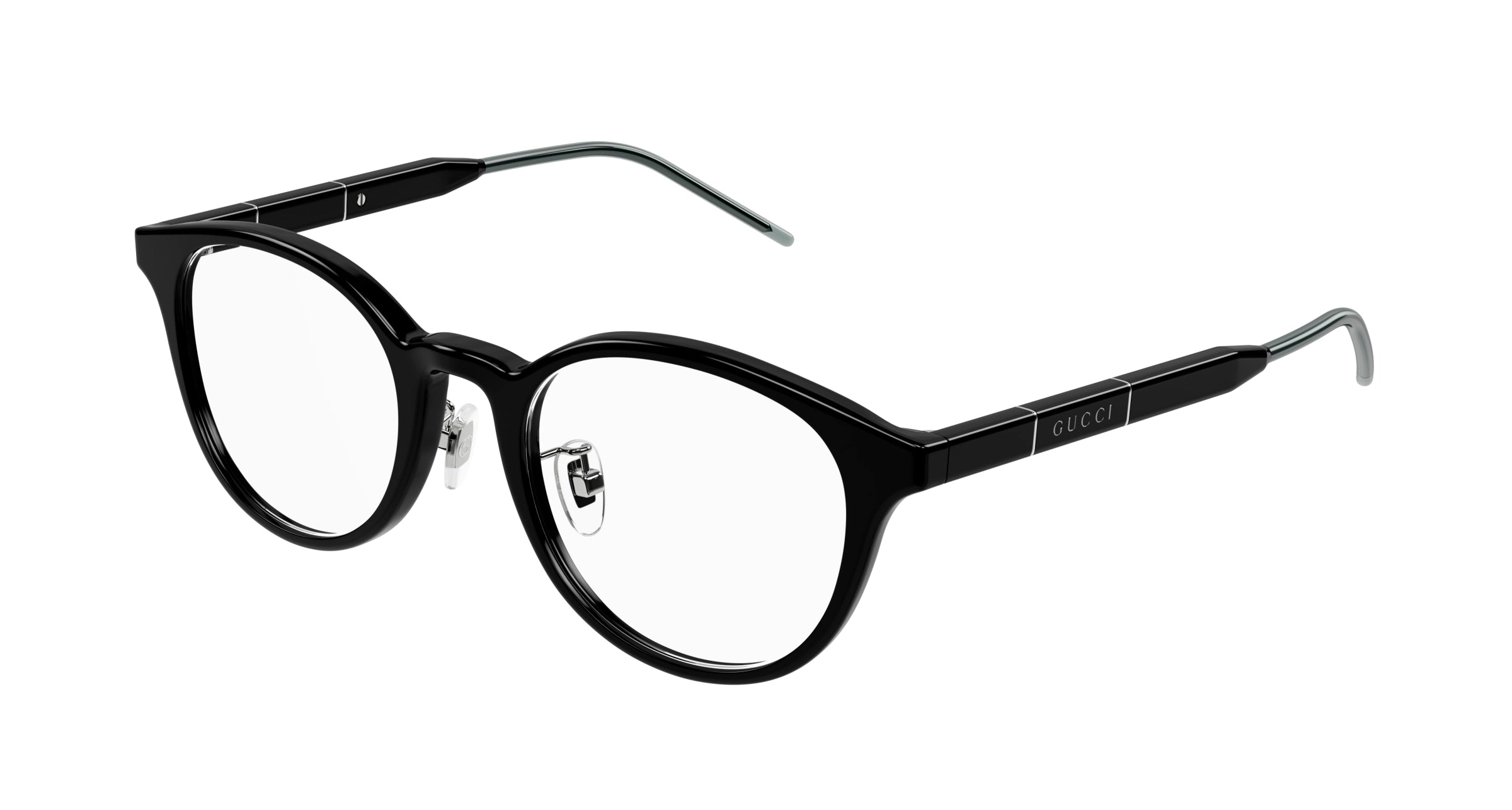 Gucci Unisex Gucci GG1229OJ 001 Montature da vista Acetato Nero Pantos Gucci Unisex Gucci GG1229OJ 001 Montature da vista Acetato Nero Pantos