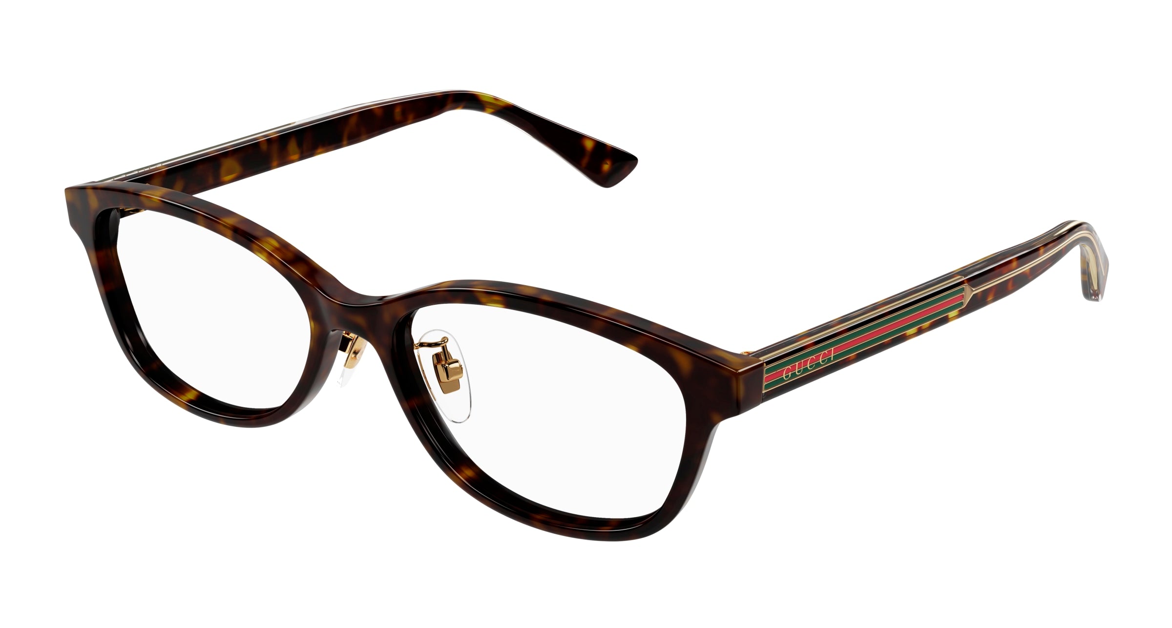 Gucci Unisex Gucci GG1612OJ 002 Montature da vista Acetato Havana Trasparente Rotonda Gucci Unisex Gucci GG1612OJ 002 Montature da vista Acetato Havana Trasparente Rotonda