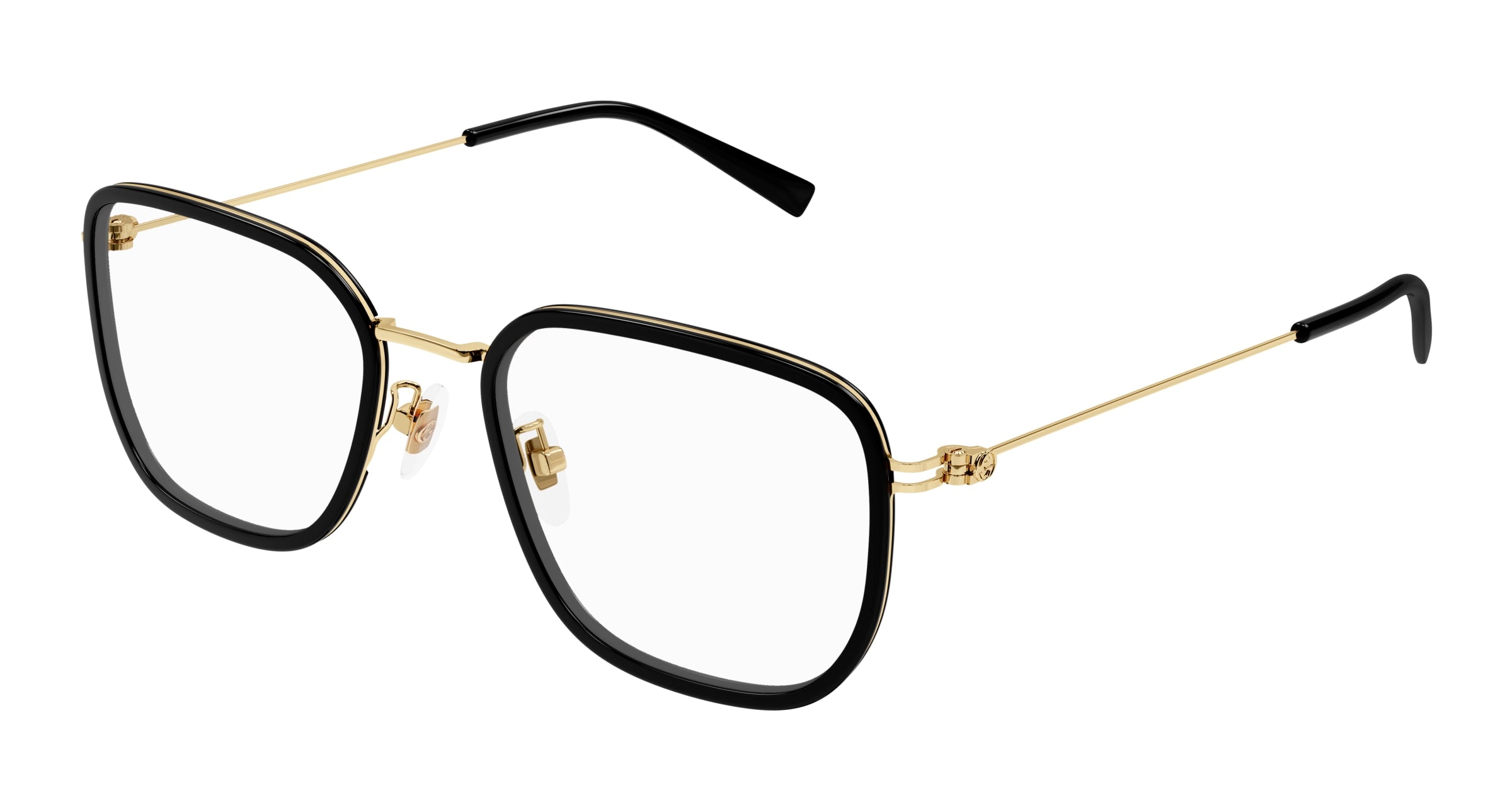 Gucci Unisex Gucci GG1852OA 001 Montature da vista Iniettato Nero Trasparente Squadrata Gucci Unisex Gucci GG1852OA 001 Montature da vista Iniettato Nero Trasparente Squadrata