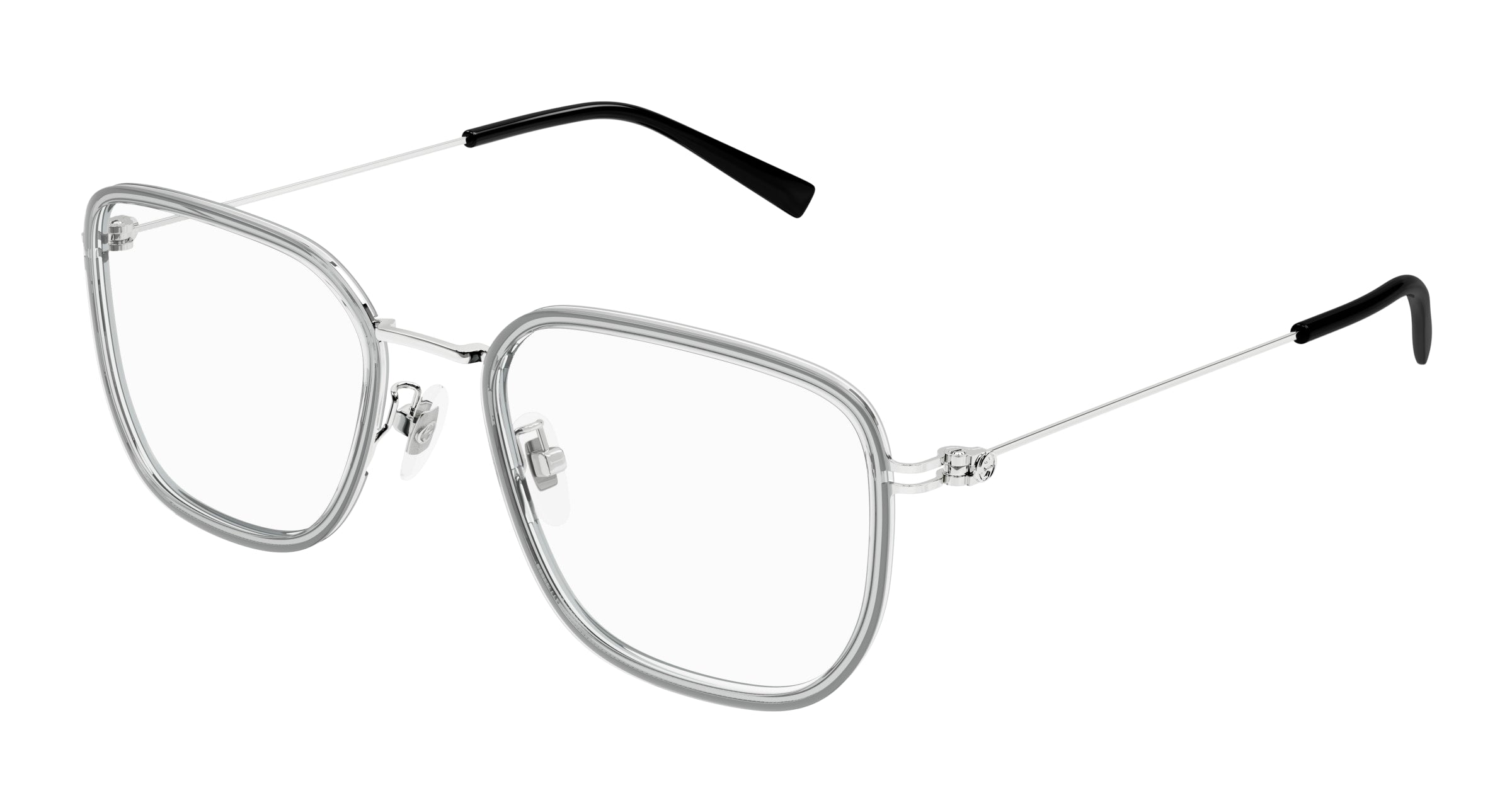 Gucci Unisex Gucci GG1852OA 004 Montature da vista Iniettato Grigio Trasparente Squadrata Gucci Unisex Gucci GG1852OA 004 Montature da vista Iniettato Grigio Trasparente Squadrata