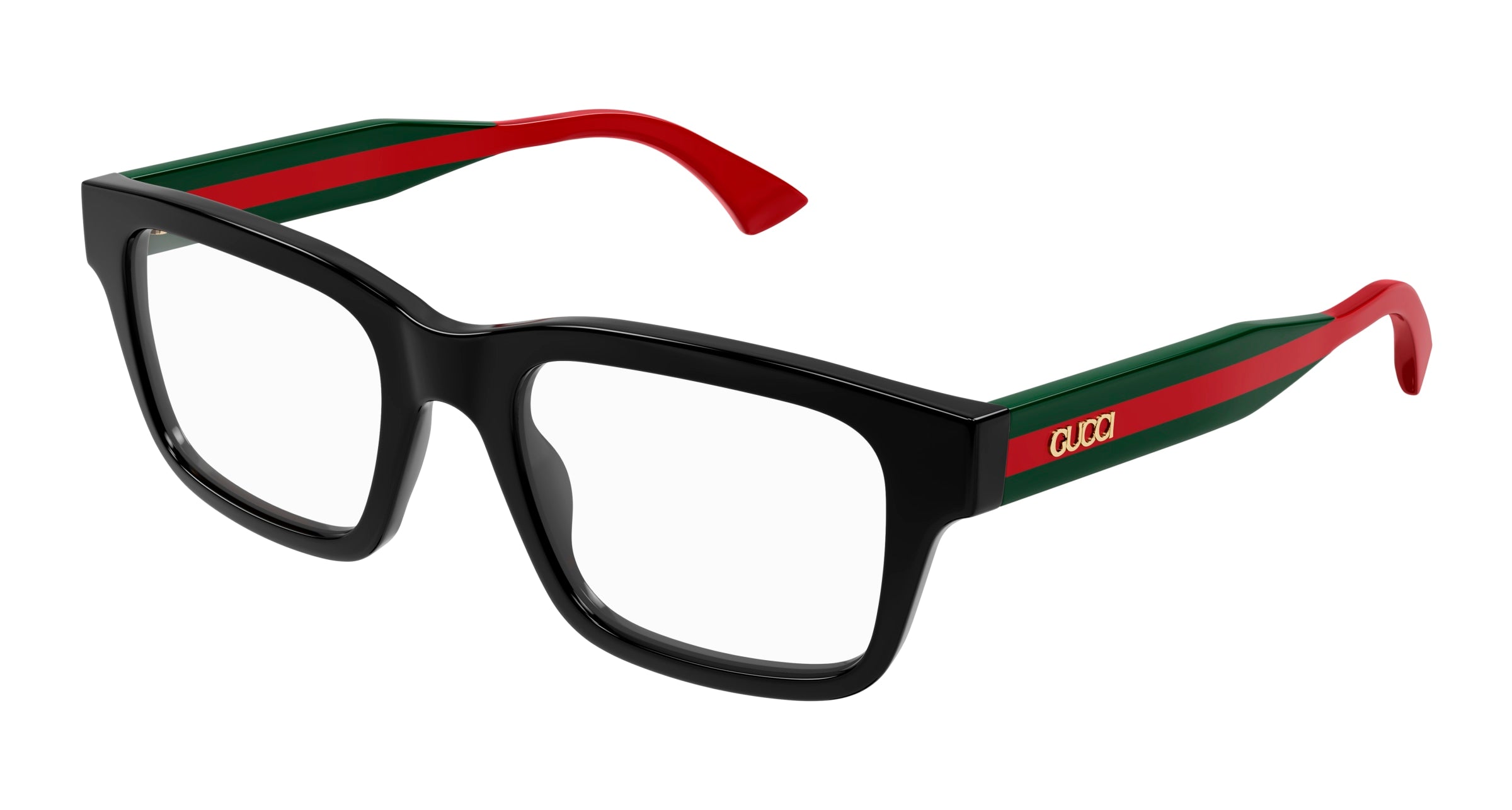 Gucci Unisex Gucci GG1865O 004 Montature da vista Acetato Nero Trasparente Squadrata Gucci Unisex Gucci GG1865O 004 Montature da vista Acetato Nero Trasparente Squadrata