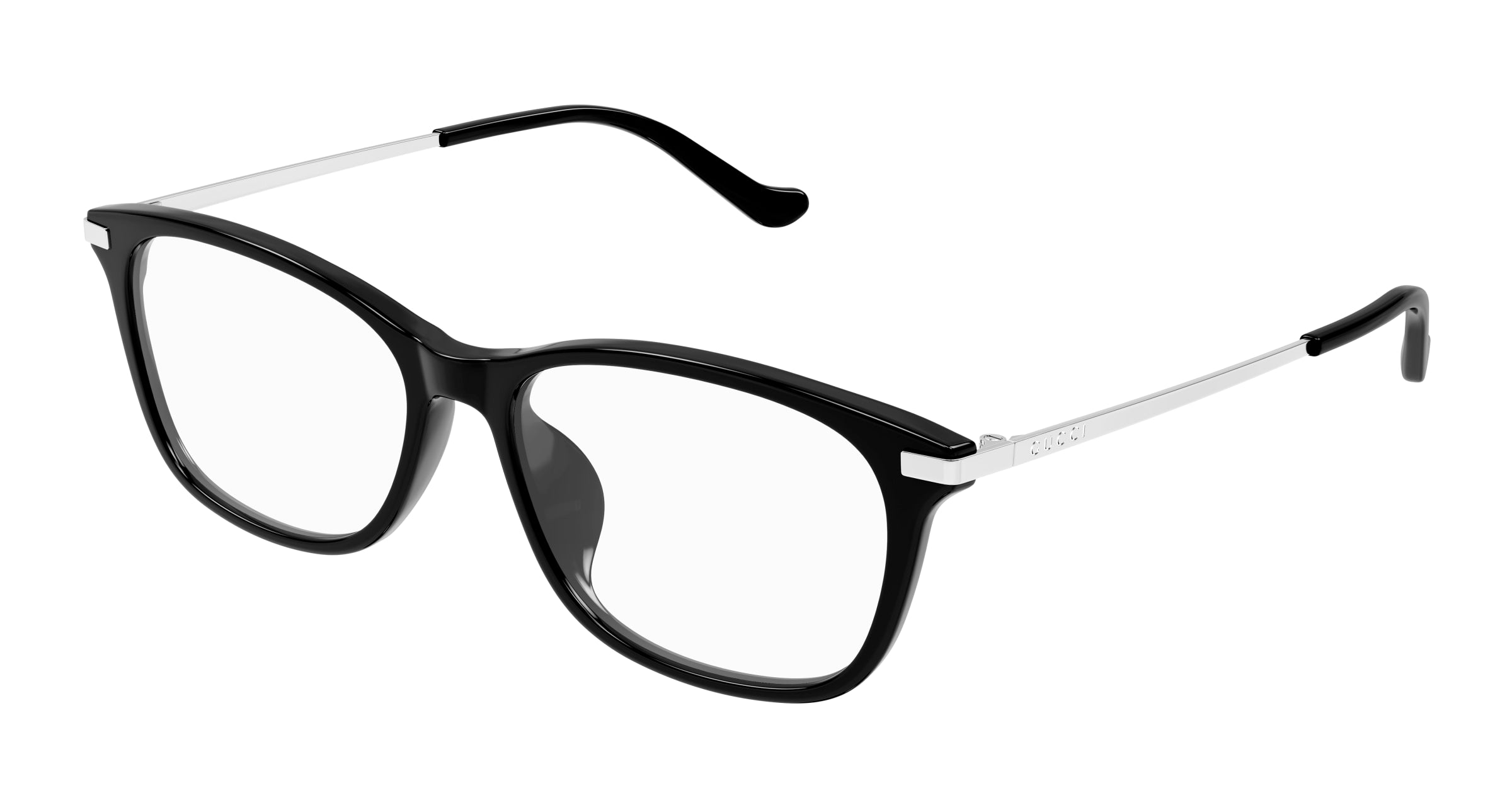 Gucci Unisex Gucci GG1902OA 002 Montature da vista Acetato Nero Trasparente Squadrata Gucci Unisex Gucci GG1902OA 002 Montature da vista Acetato Nero Trasparente Squadrata