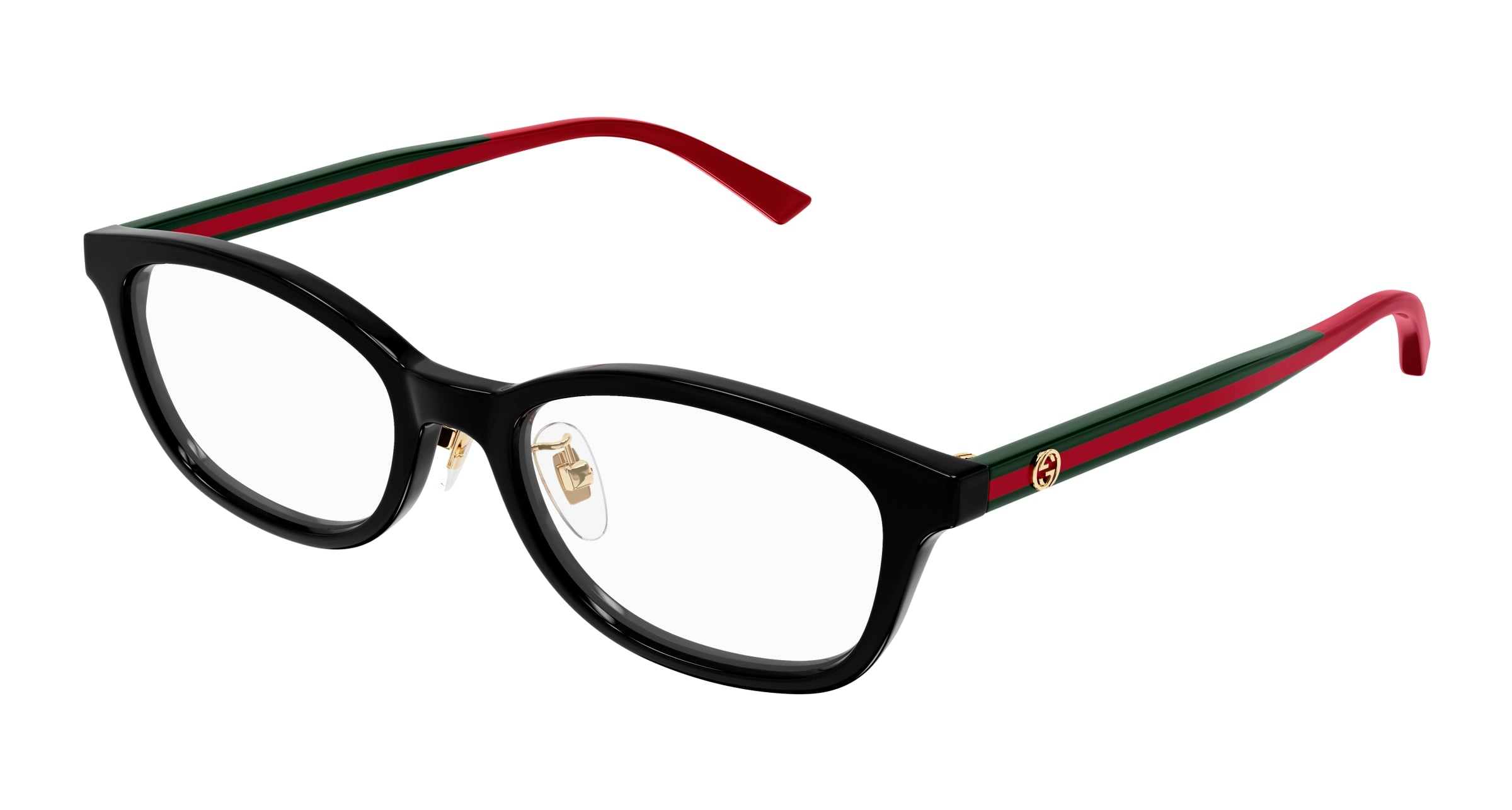 Gucci Unisex Gucci GG1903OJ 001 Montature da vista Acetato Nero Trasparente Squadrata