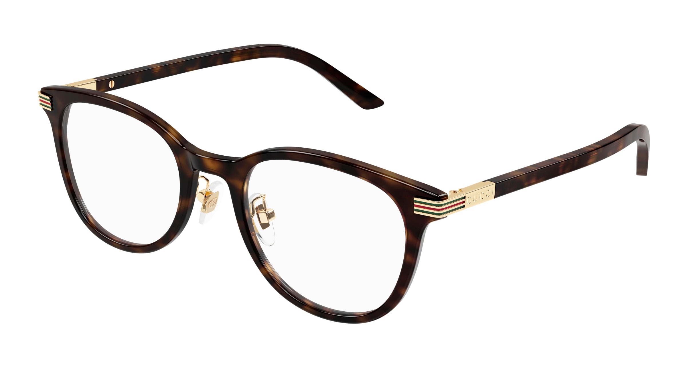 Gucci Unisex Gucci GG1905OJ 002 Montature da vista Acetato Havana Trasparente Rotonda Gucci Unisex Gucci GG1905OJ 002 Montature da vista Acetato Havana Trasparente Rotonda