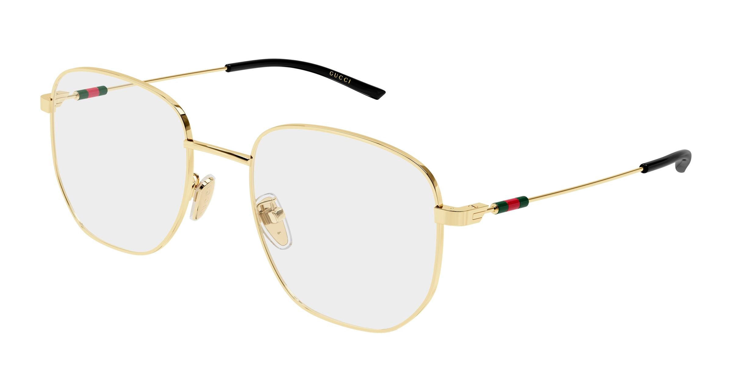 Gucci Unisex Gucci GG2140OK 001 Montature da vista Metallo Oro Trasparente Rotonda Gucci Unisex Gucci GG2140OK 001 Montature da vista Metallo Oro Trasparente Rotonda