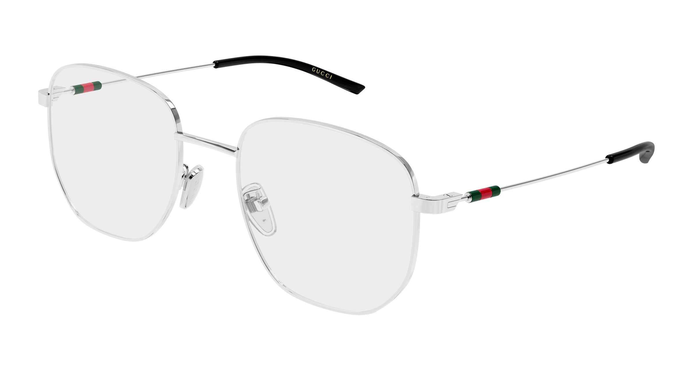 Gucci Unisex Gucci GG2140OK 002 Montature da vista Metallo Argento Trasparente Rotonda Gucci Unisex Gucci GG2140OK 002 Montature da vista Metallo Argento Trasparente Rotonda