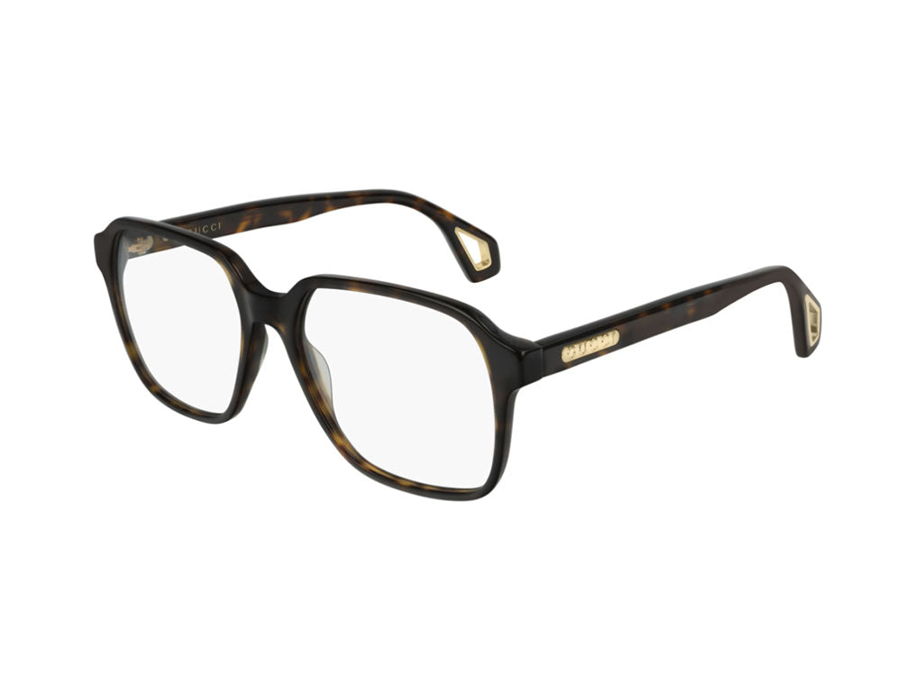Gucci Uomo GG0469O 002 Montature da vista Plastica Havana Squadrata Gucci Uomo GG0469O 002 Montature da vista Plastica Havana Squadrata